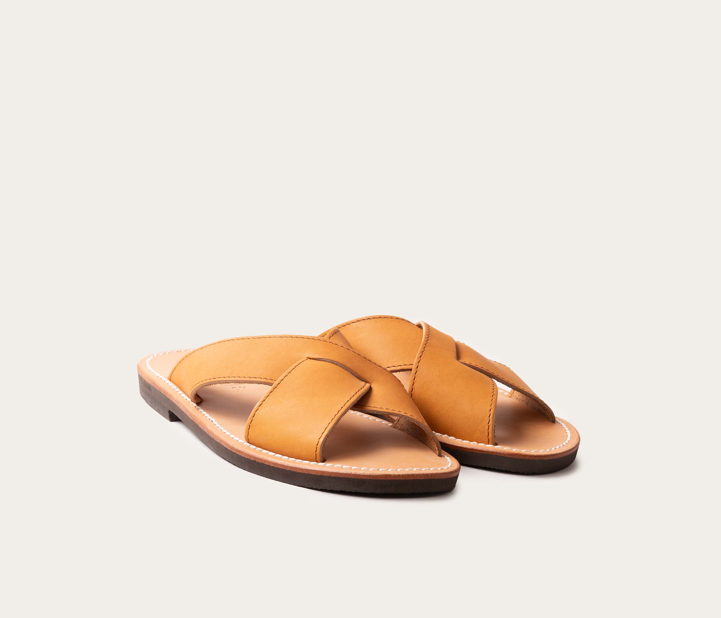 Agde Sandale Naturel - Prix Doux
