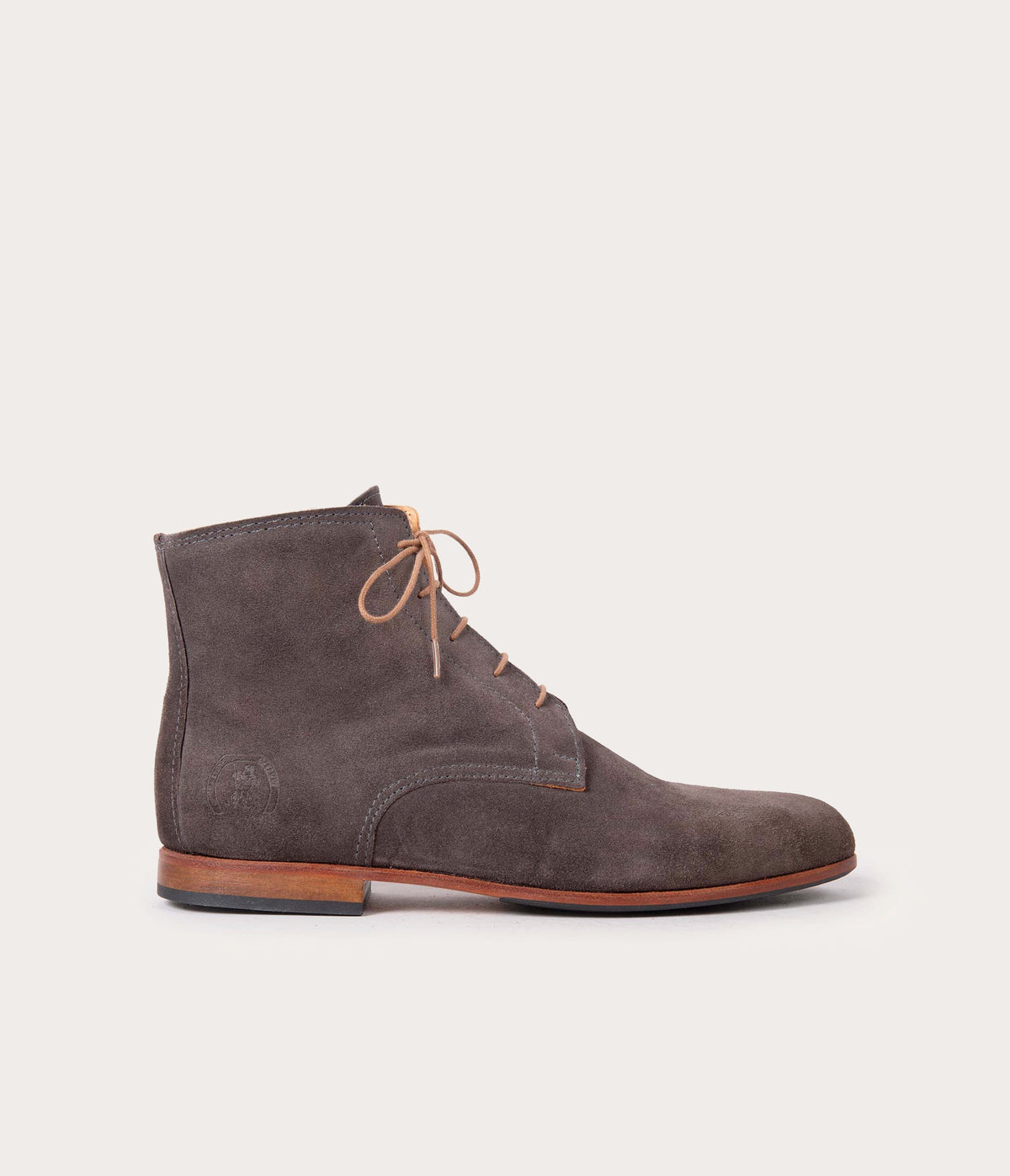 Albert Bottine Velours Graphite - Prix Doux