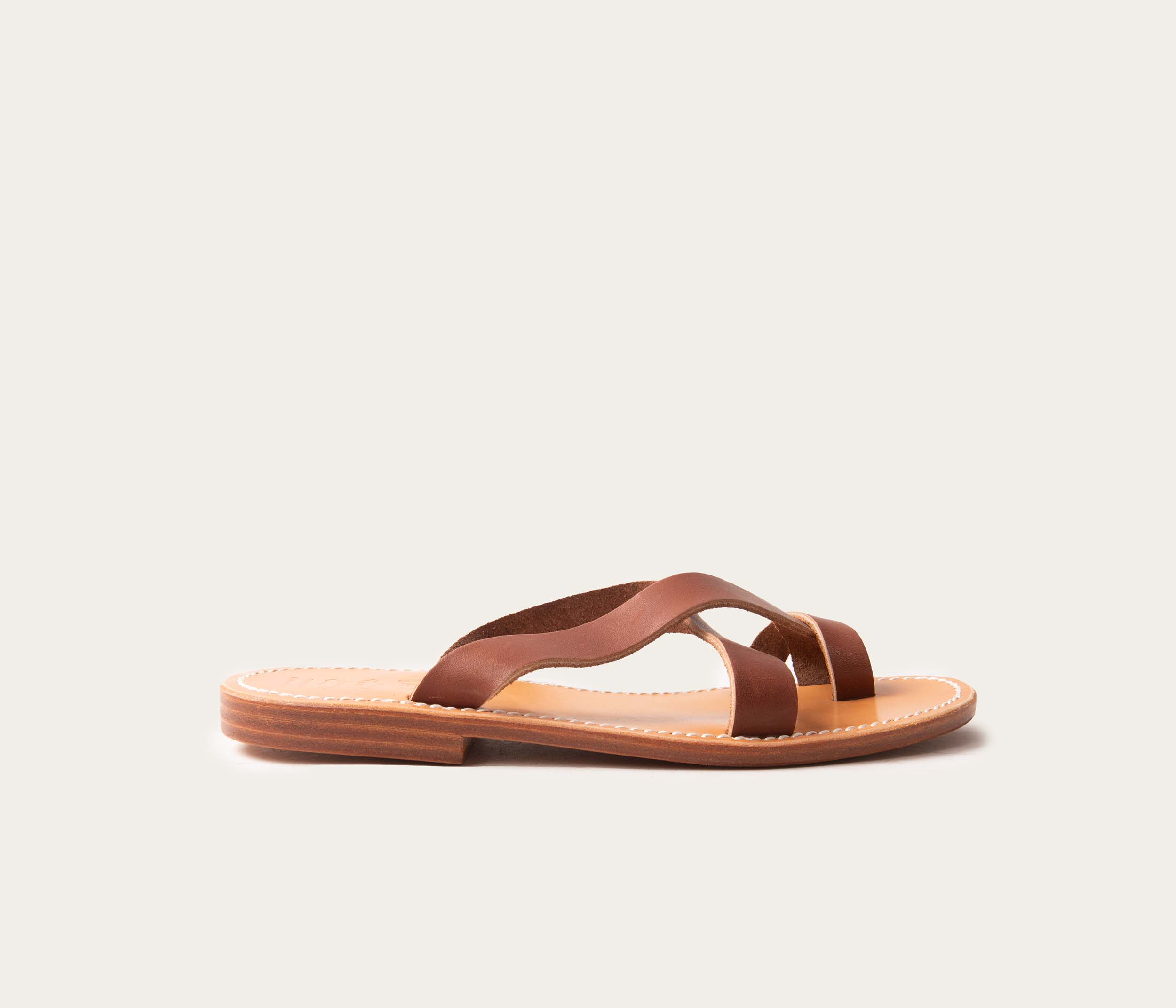 Aubais Sandale Marron - Prix Doux