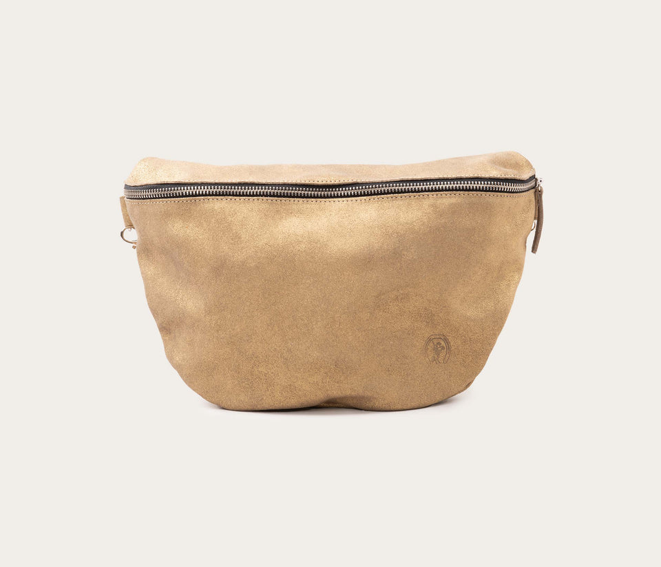 sac banane artisanal, sac banane, sac banane doré, banane doré, banane pailleté or, banane pailleté doré, sac made in France, sac camarguais,