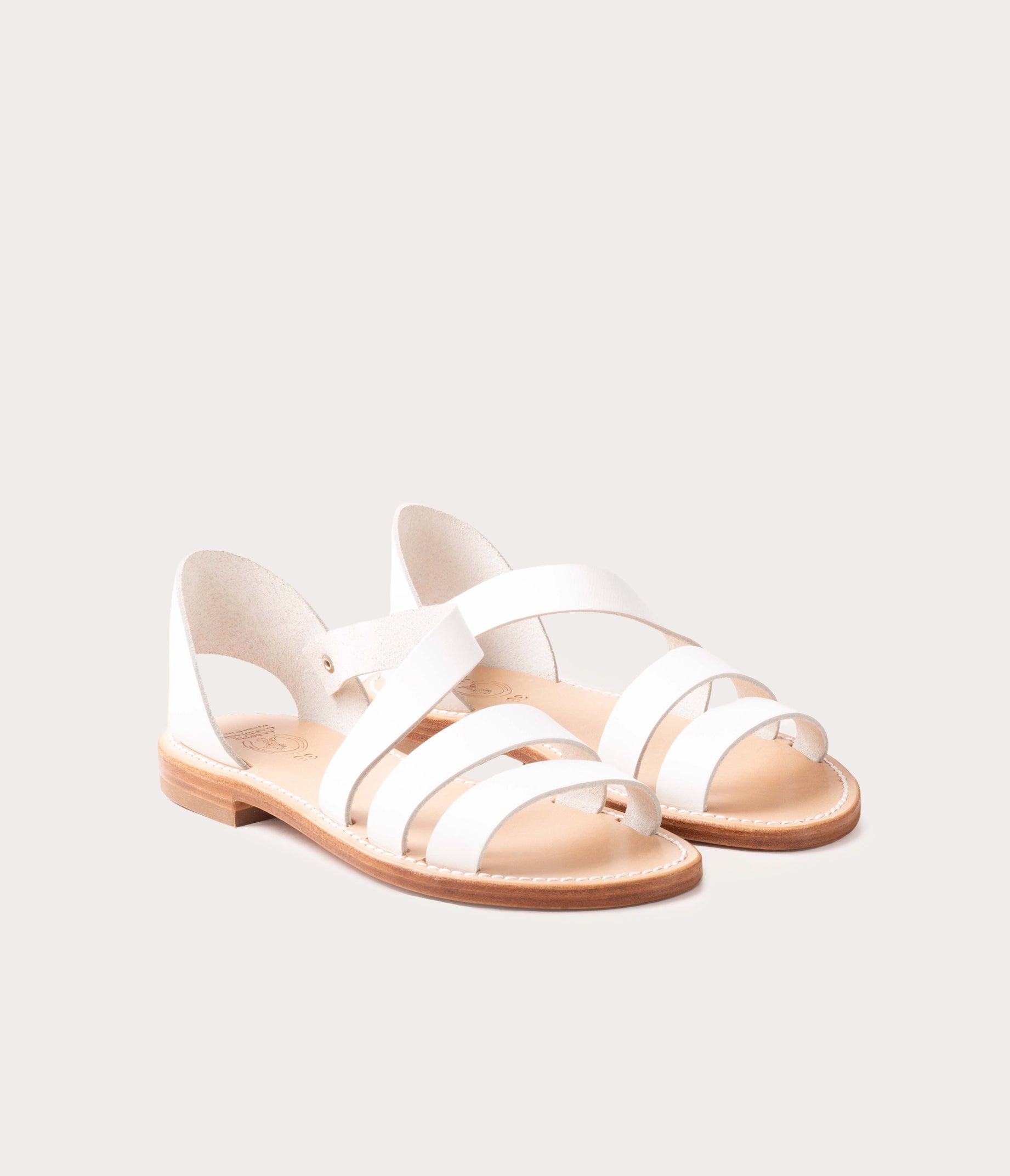 Carry Sandale Femme Blanc