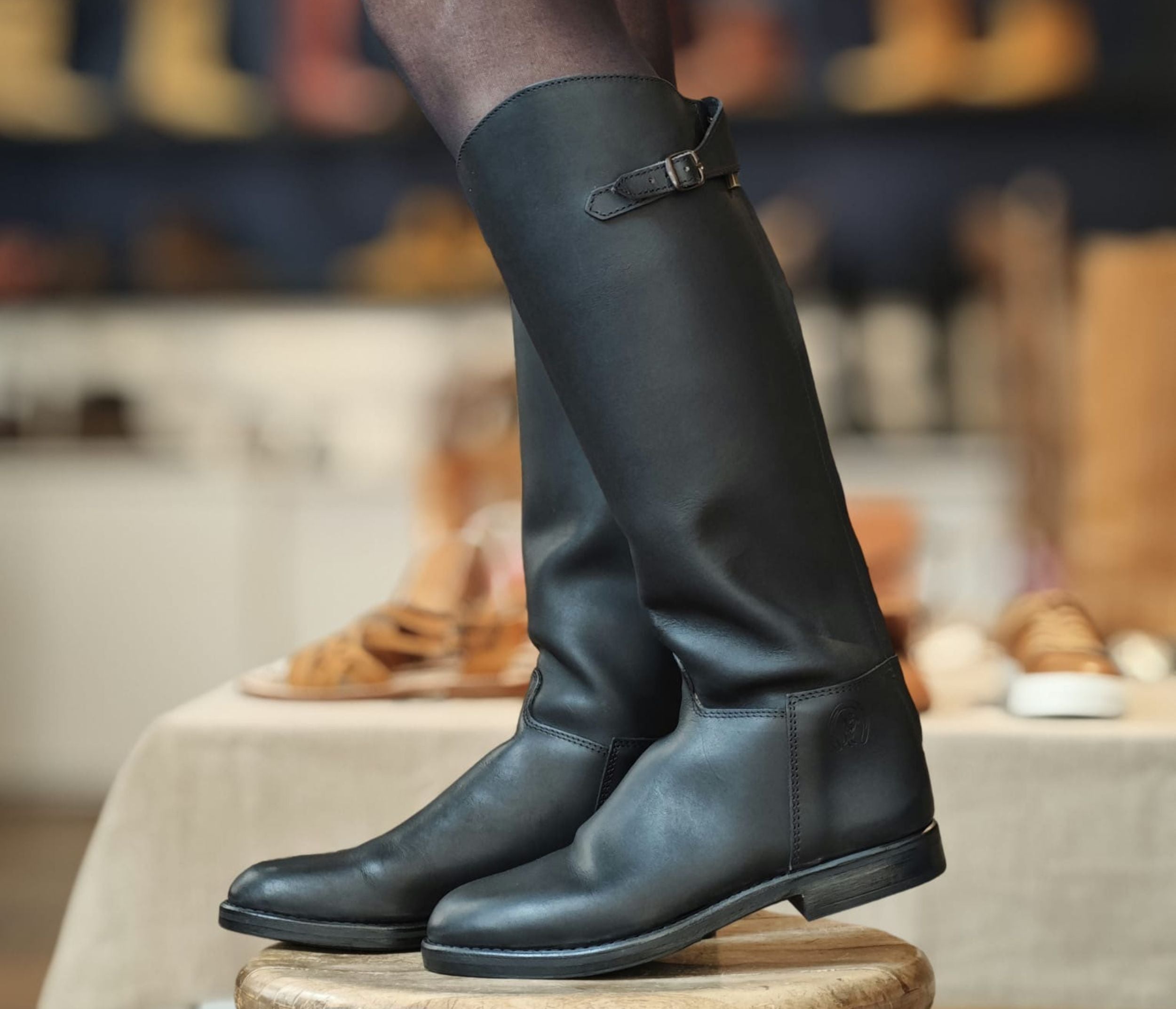 Cavalière Zip Botte Noir1