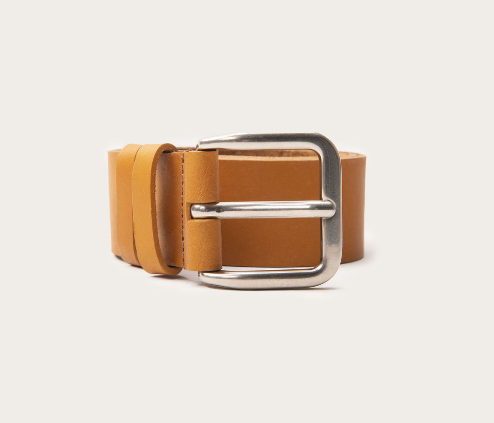 Ceinture 35mm naturel boucle argent