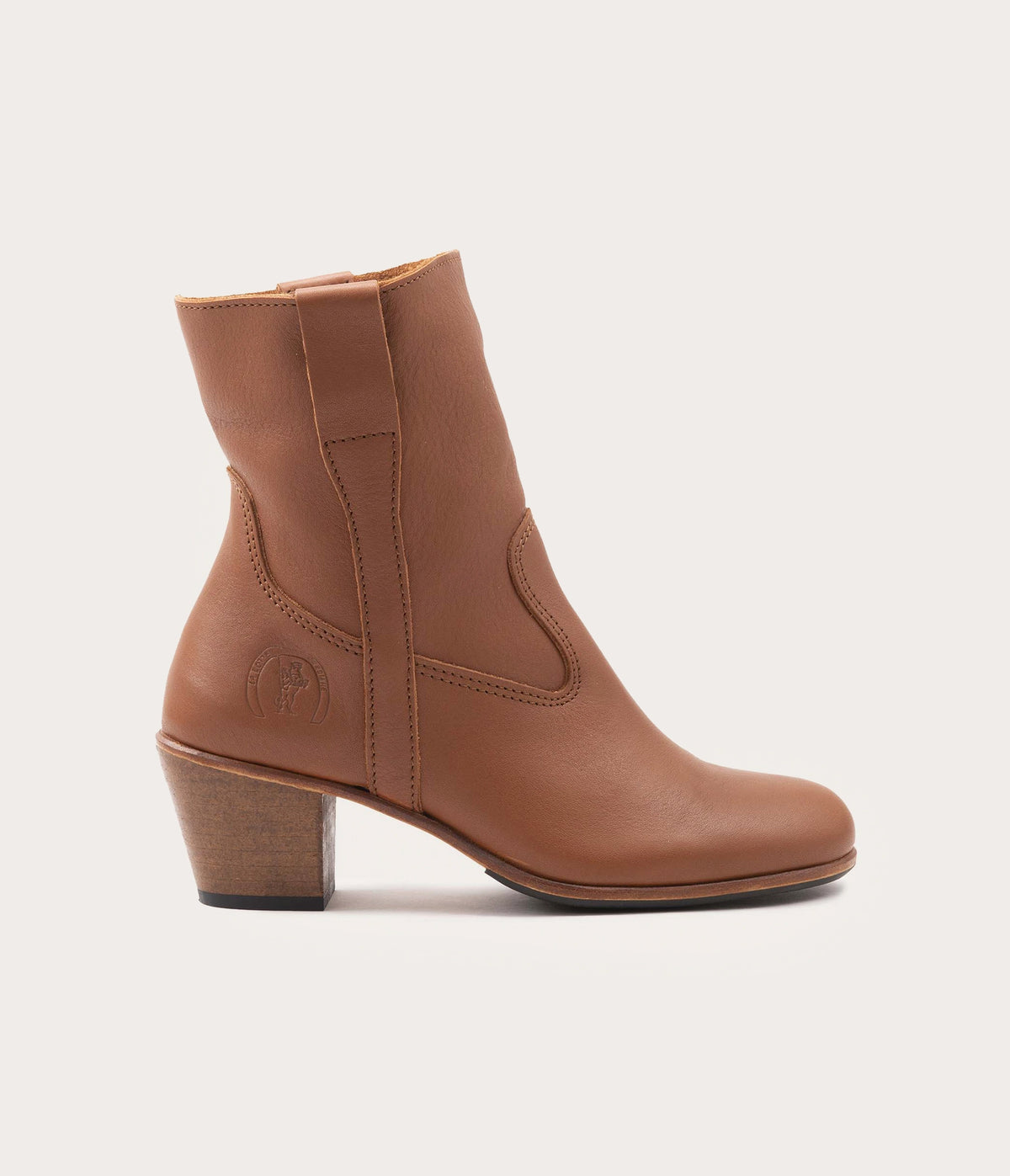 Céleste Bottine Souple Cognac - Prix Doux