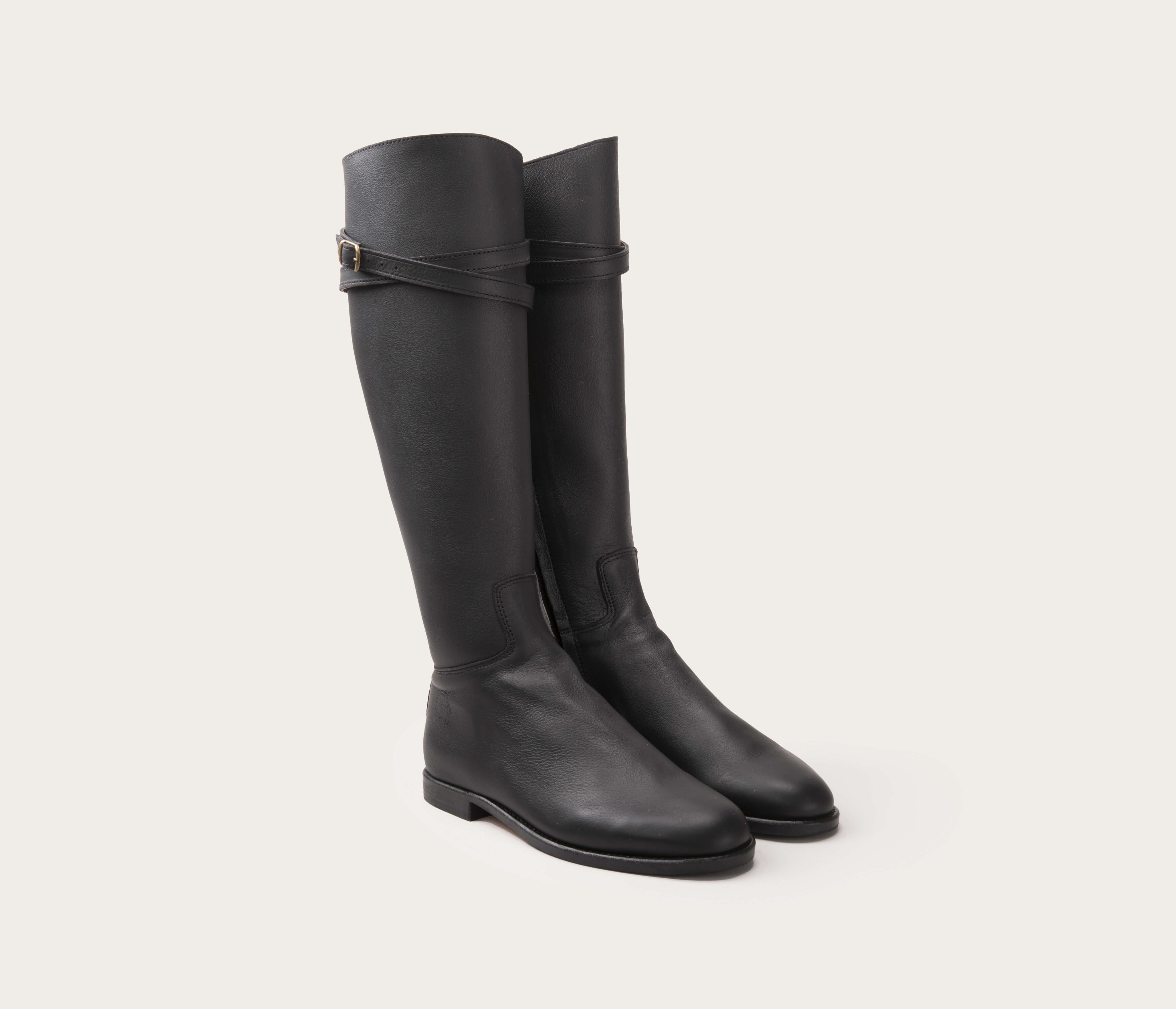Chantilly Botte Souple Noir dbl Rouge - Prix Doux