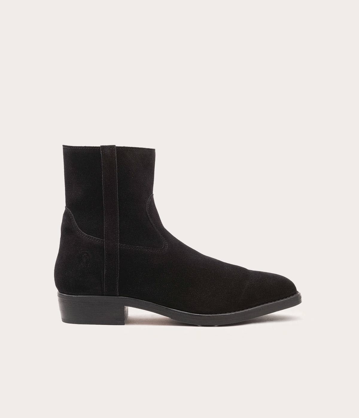 Clint Zip Ankle Boot in Havana Velvet