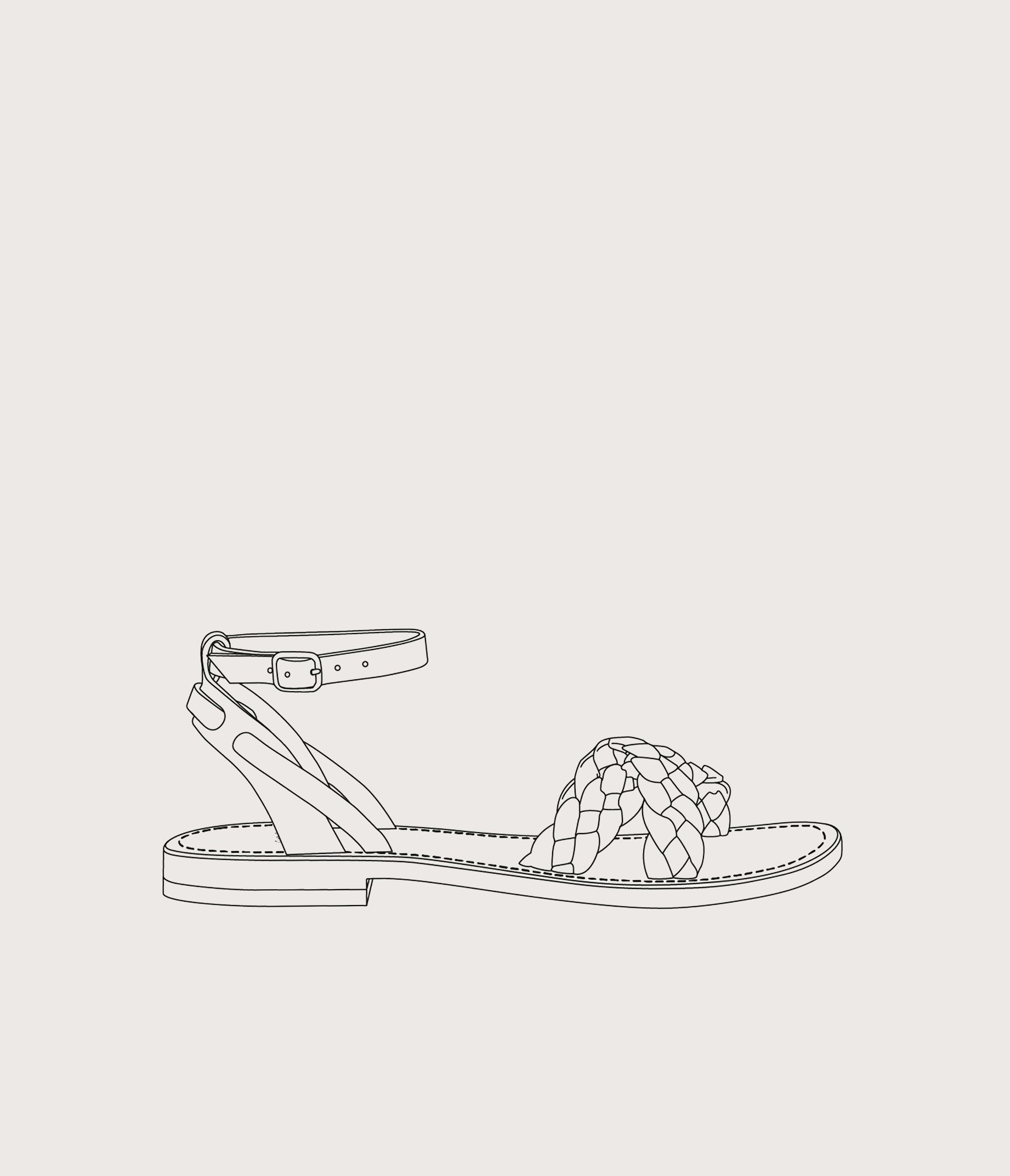 Criss Cross Sandale Personnalisable - Archive