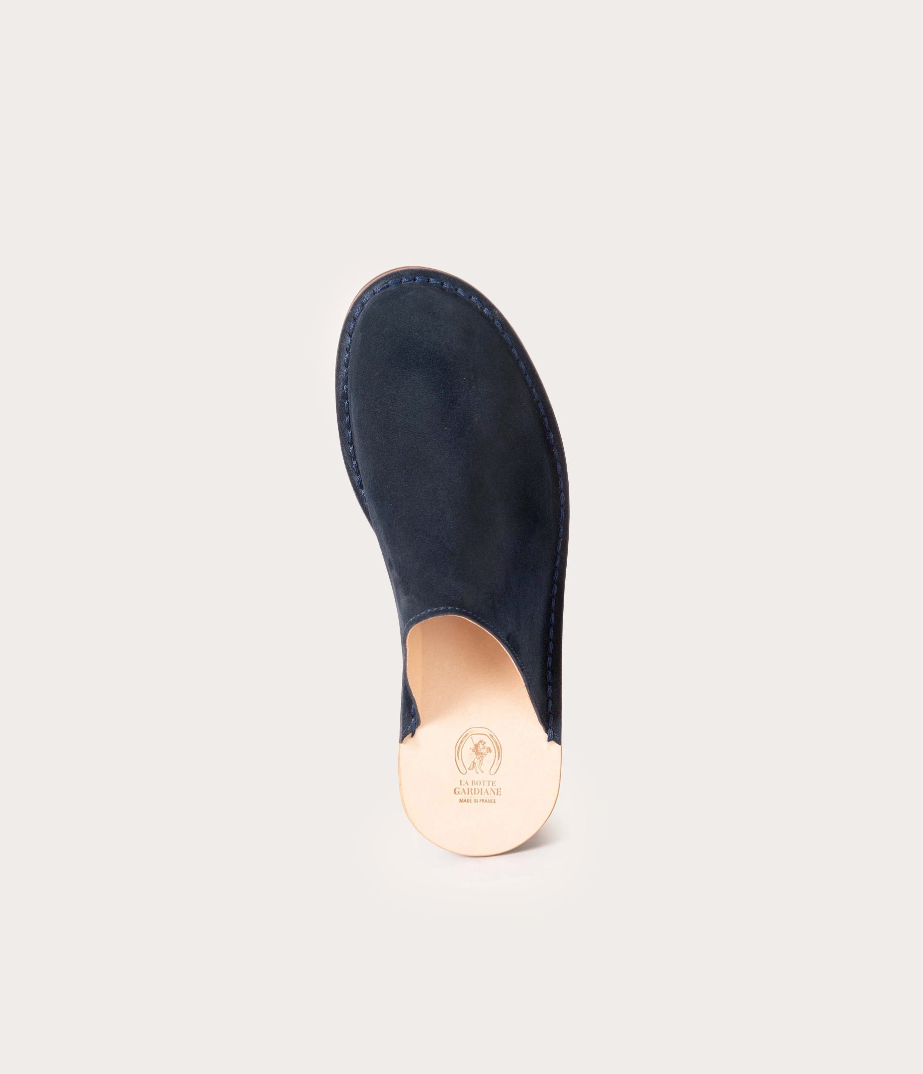 Estérel Mule Homme Velours Bleu