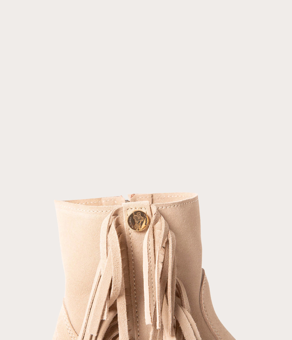 Fantine, Bottine Velours Beige