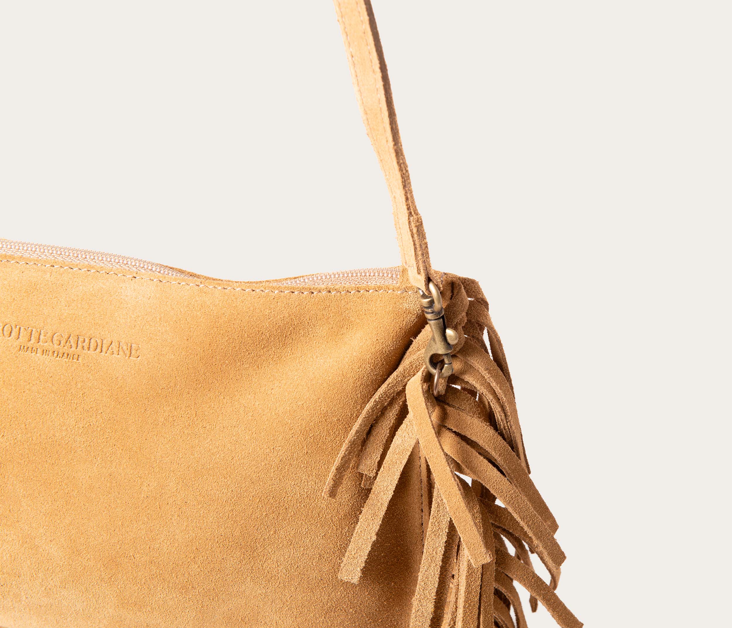 Sac Flo Velours Havane