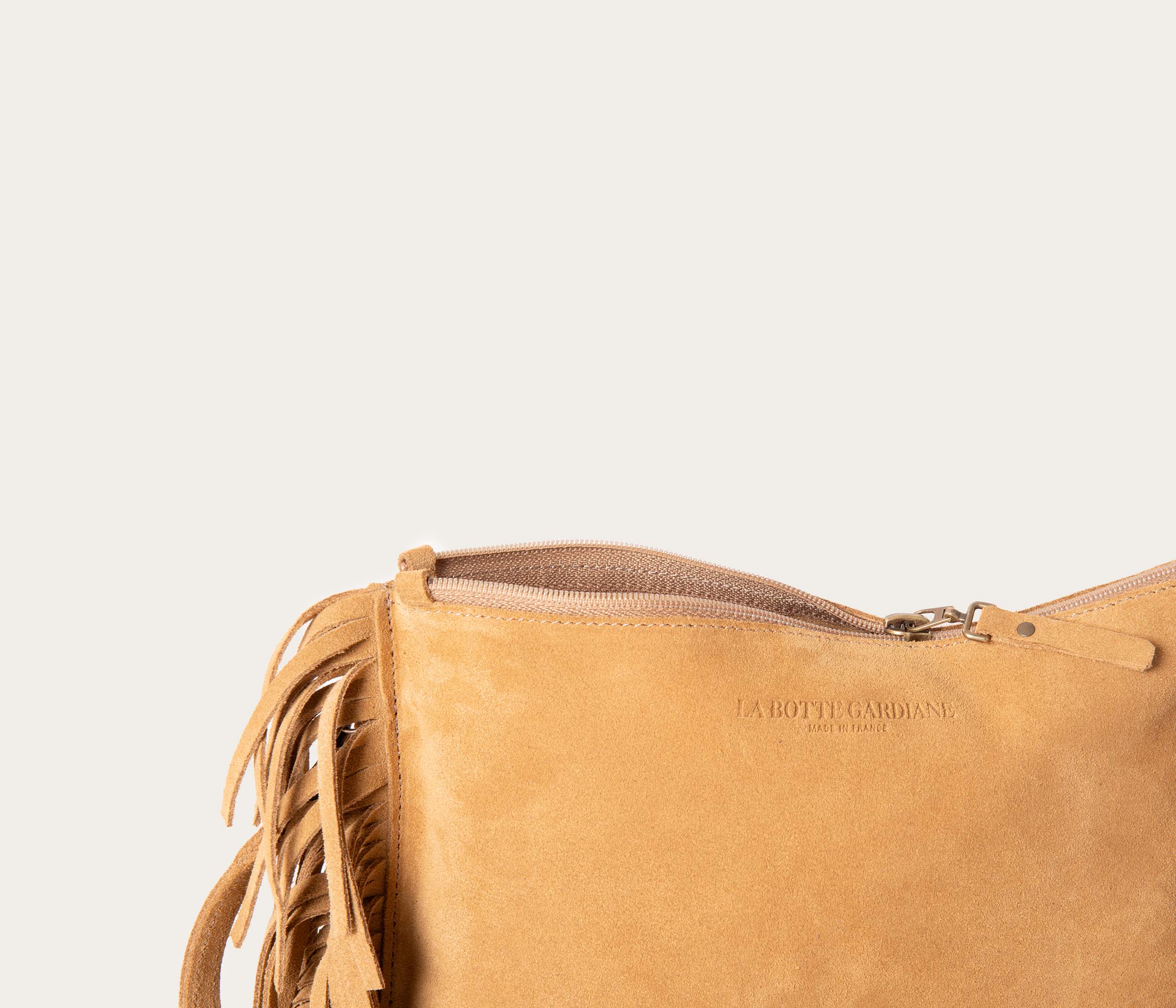 Sac Flo Velours Havane
