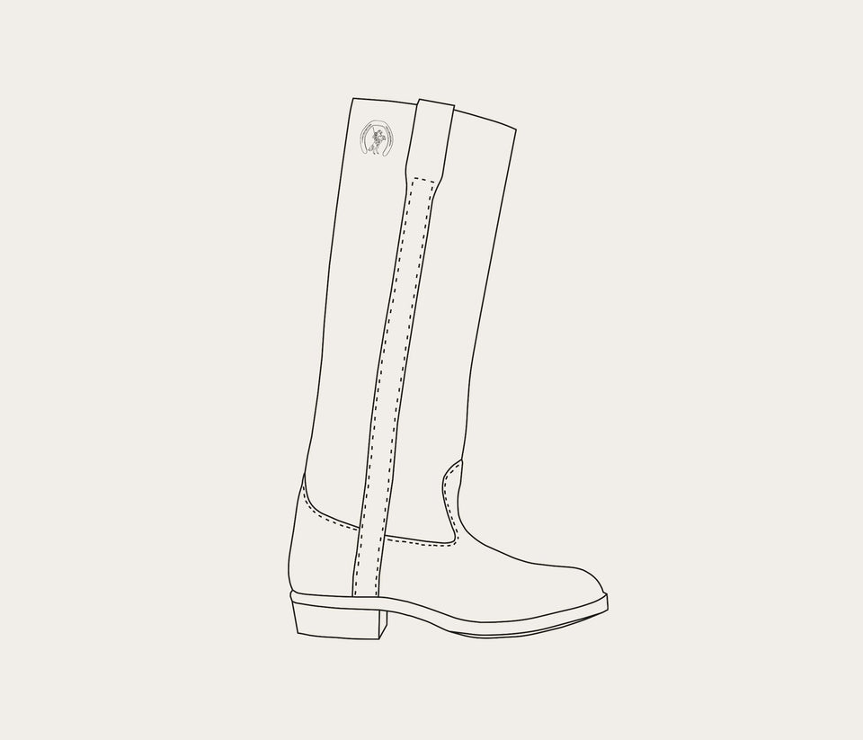 Gardian Tige Haute botte Personnalisable