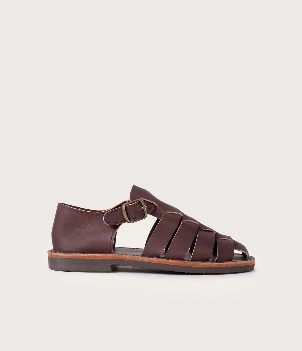 Géronimo Sandale Homme Café - Prix Doux