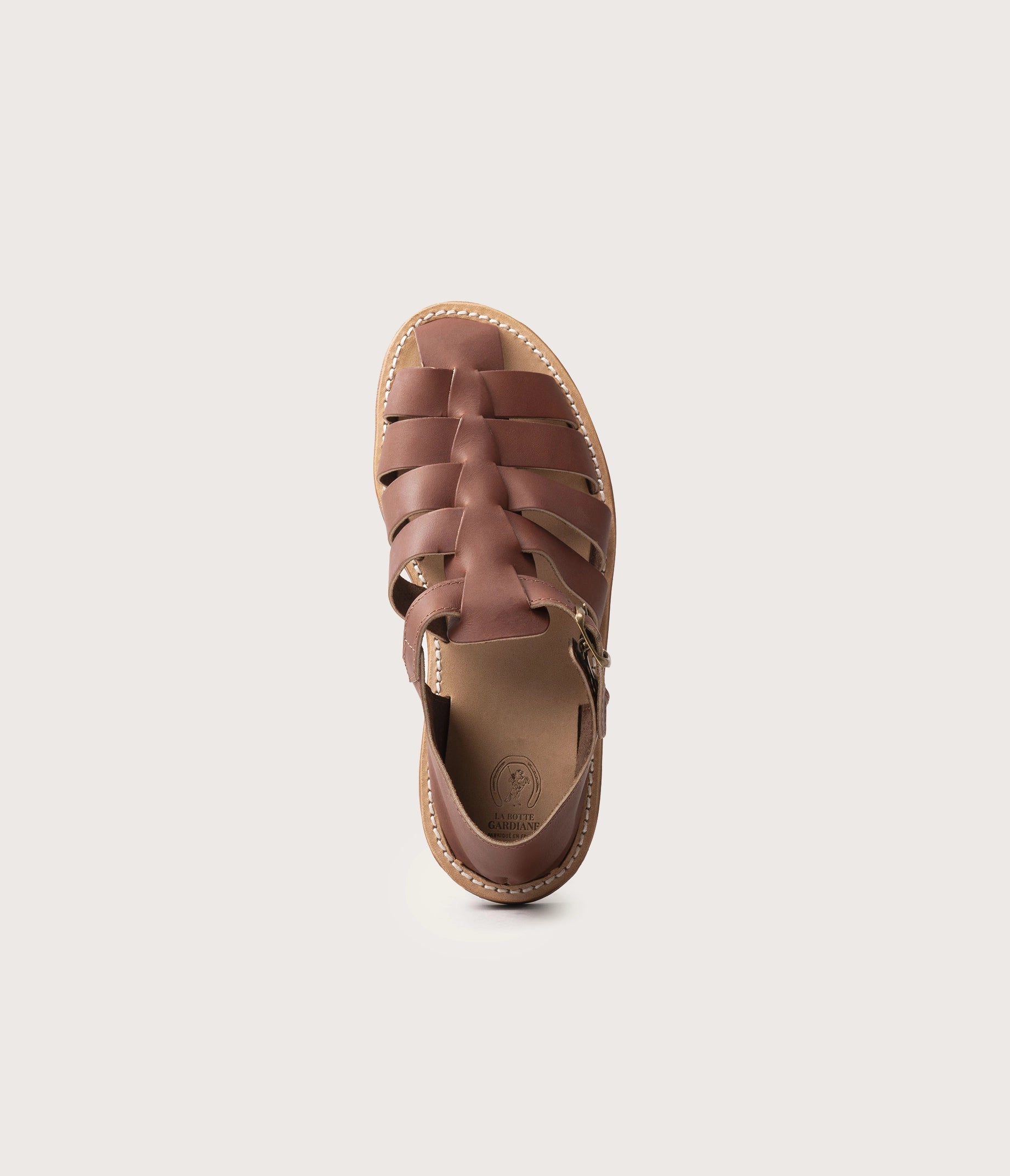 Géronimo Sandale Homme Marron