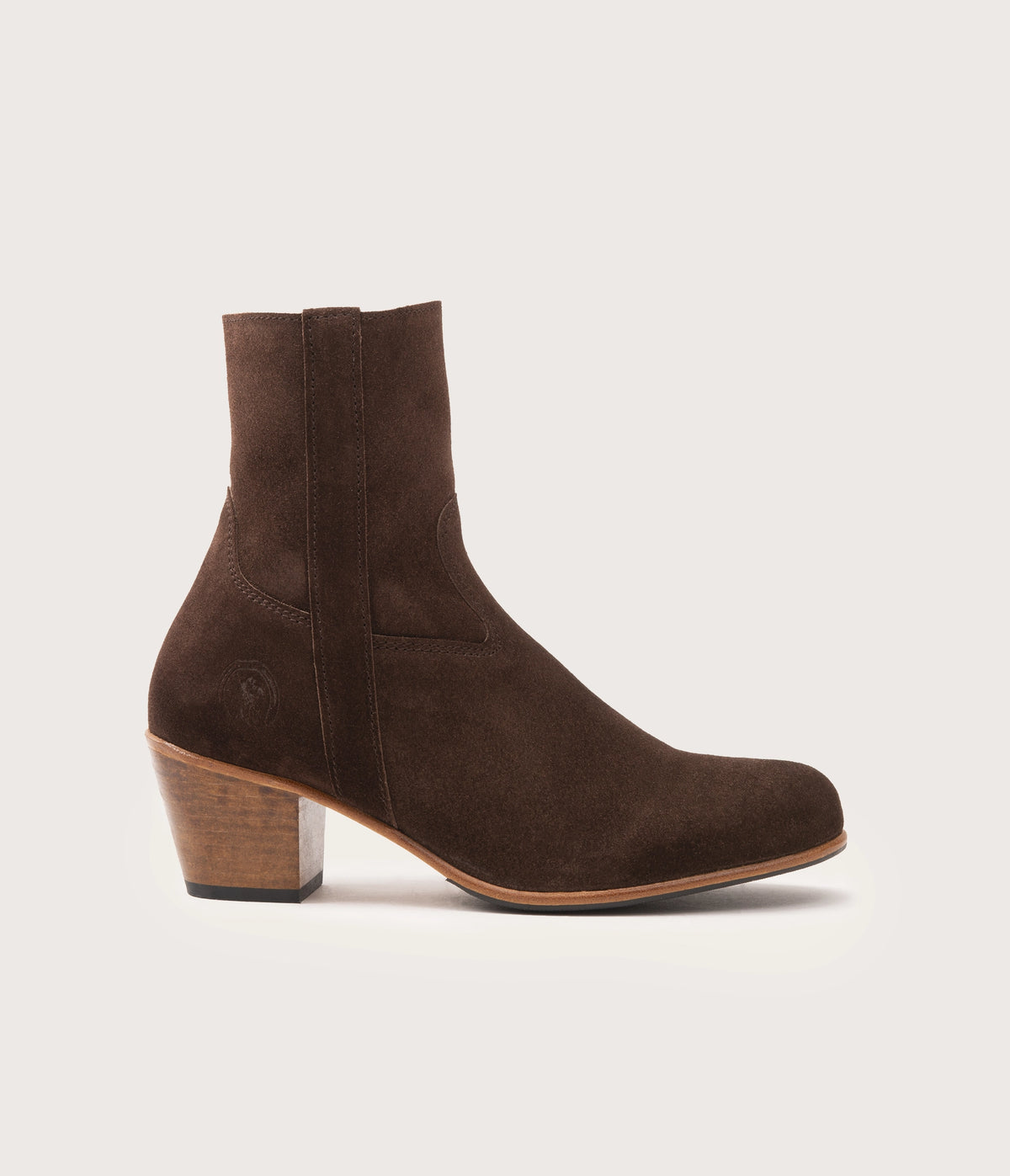 Gisèle Velvet Ankle Boots Chocolate - Affordable Price