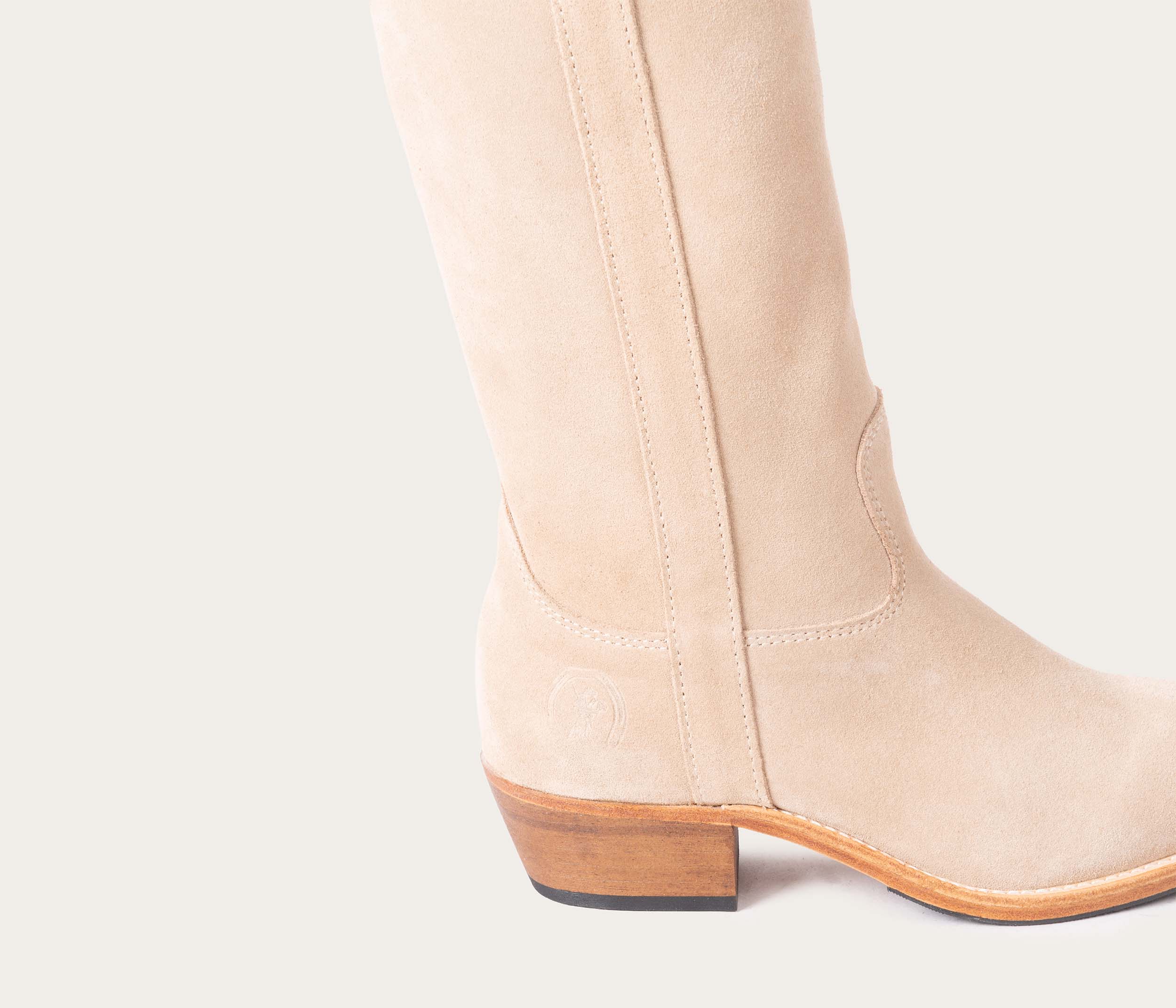 Jasmine Beige Suede Boot