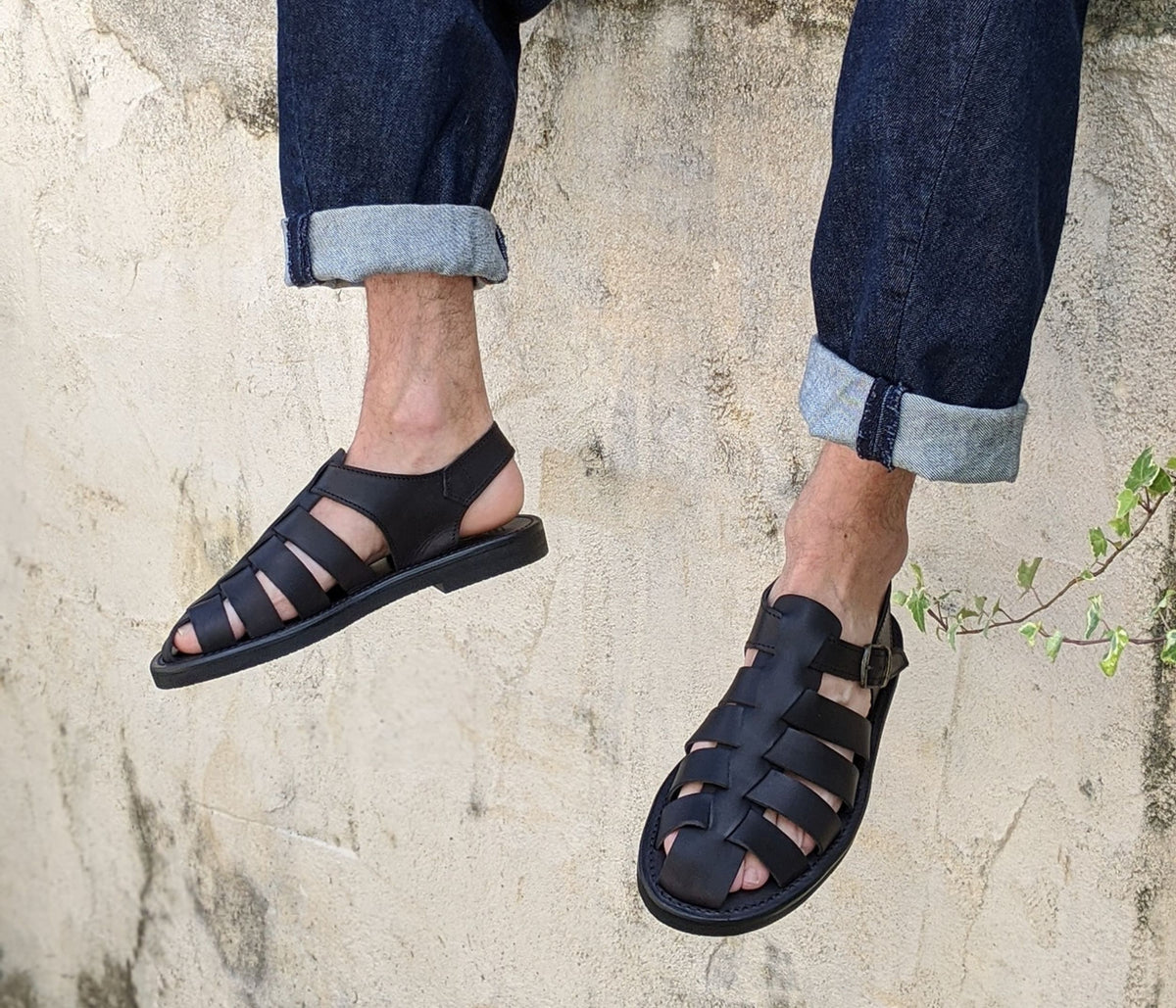 Jérôme Sandale Homme Ebène - Prix Doux