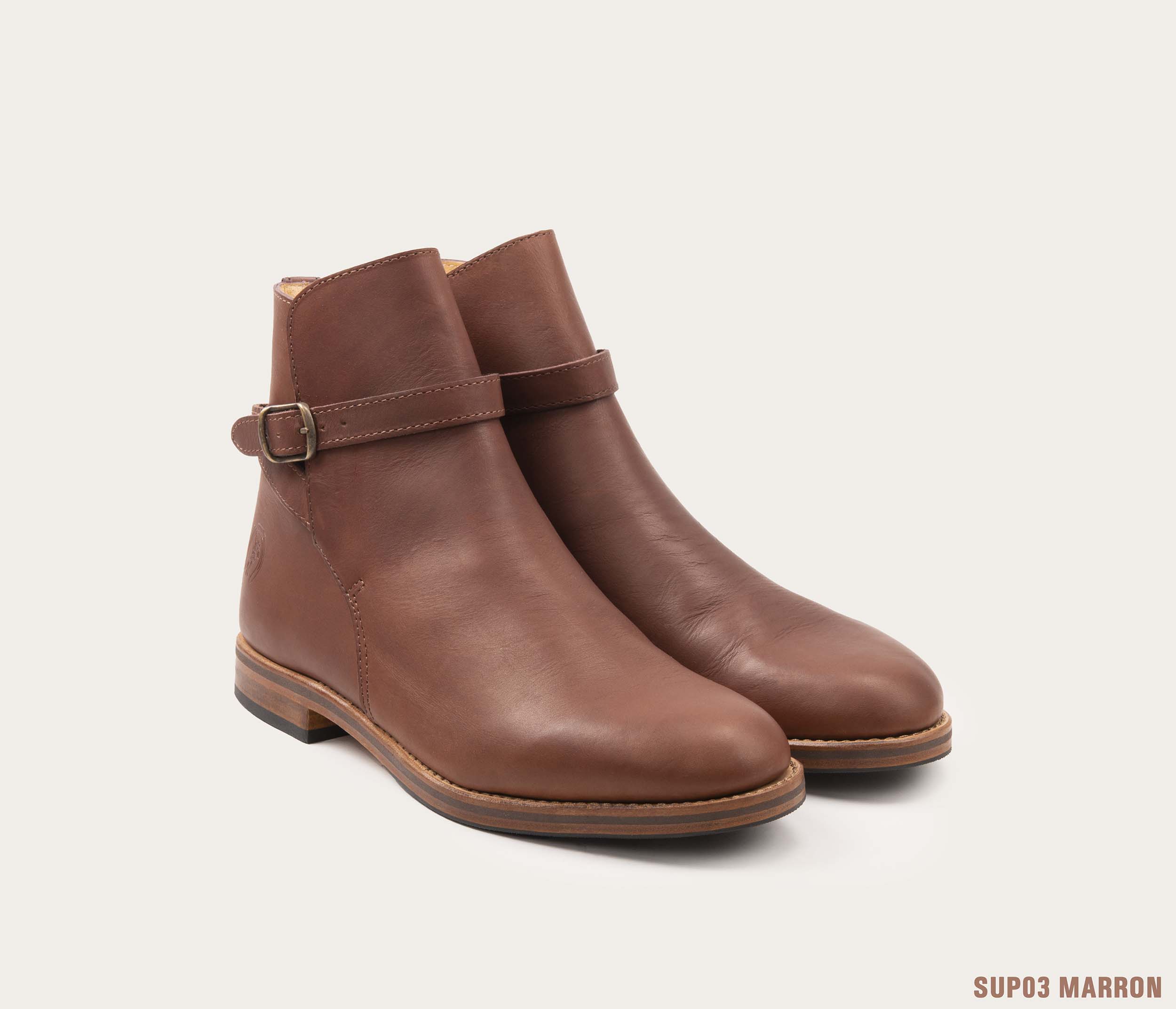 bottine marron, bottine marron homme, bottine en cuir marron, bottine pour homme