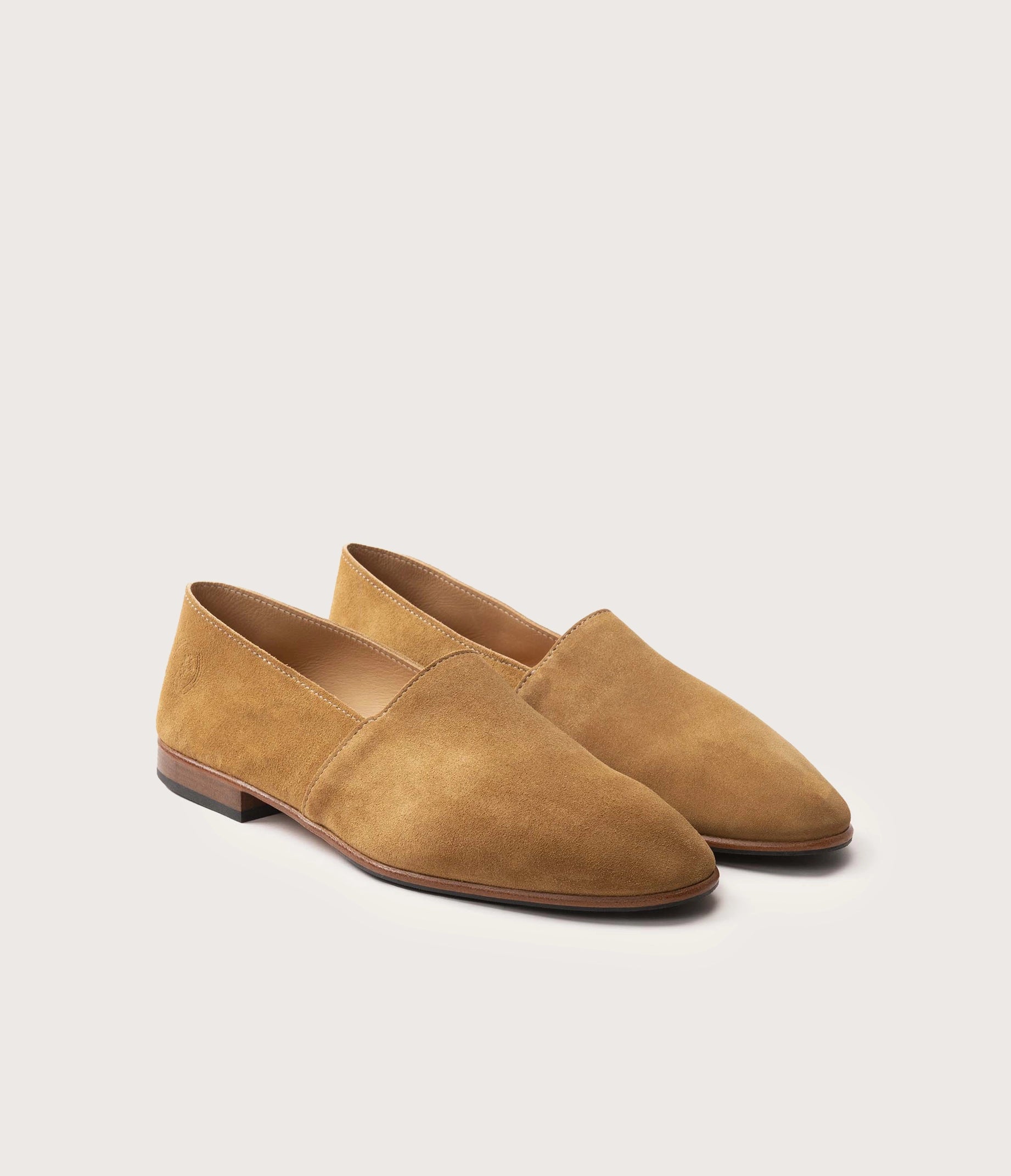 Maury Mocassin Velours Havane