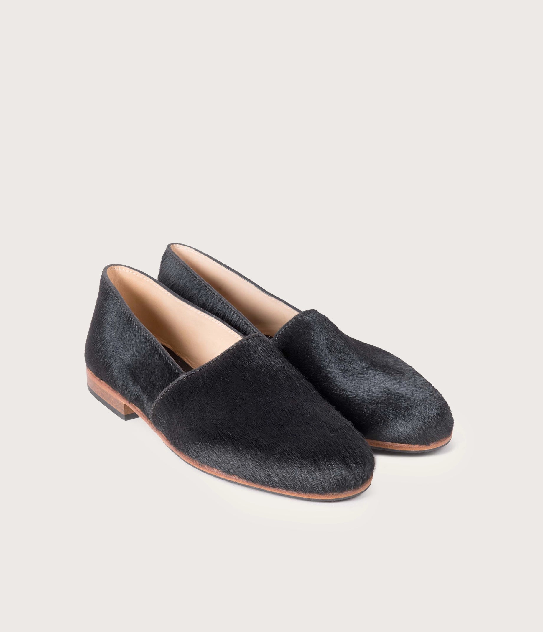 Maury Mocassin Poils Noir