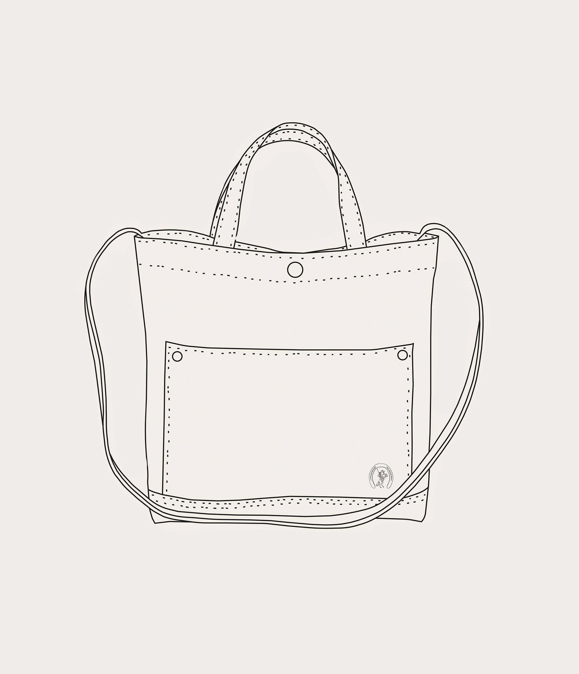 Sac Le Carré Personnalisable