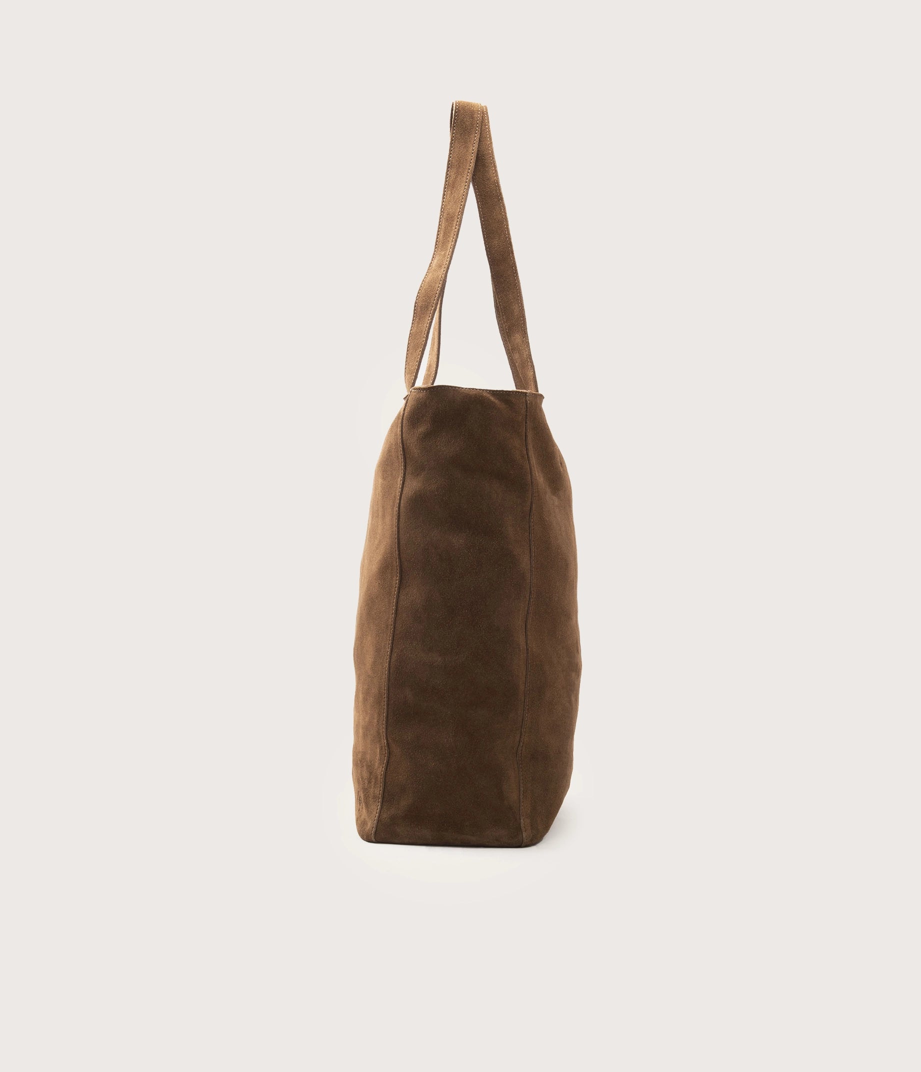 Solène Bag Taupe Velvet Tote Bag