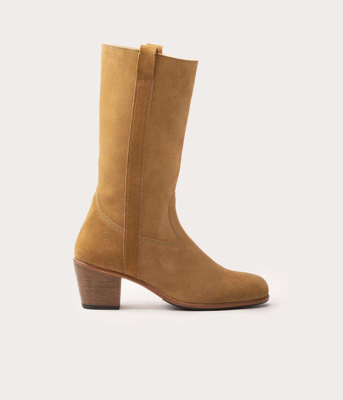 Simone Botte Velours Havane - Prix Doux
