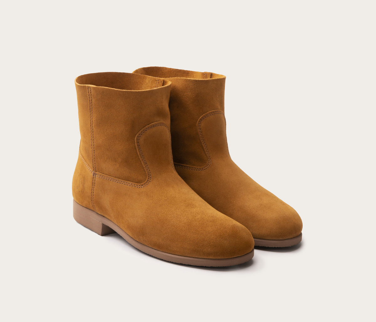 Siouba Bottine Velours Ecureuil - Prix Doux