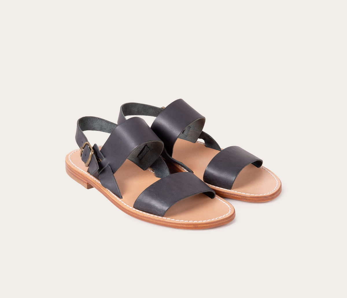 Taizé Sandale Ebène - Prix Doux