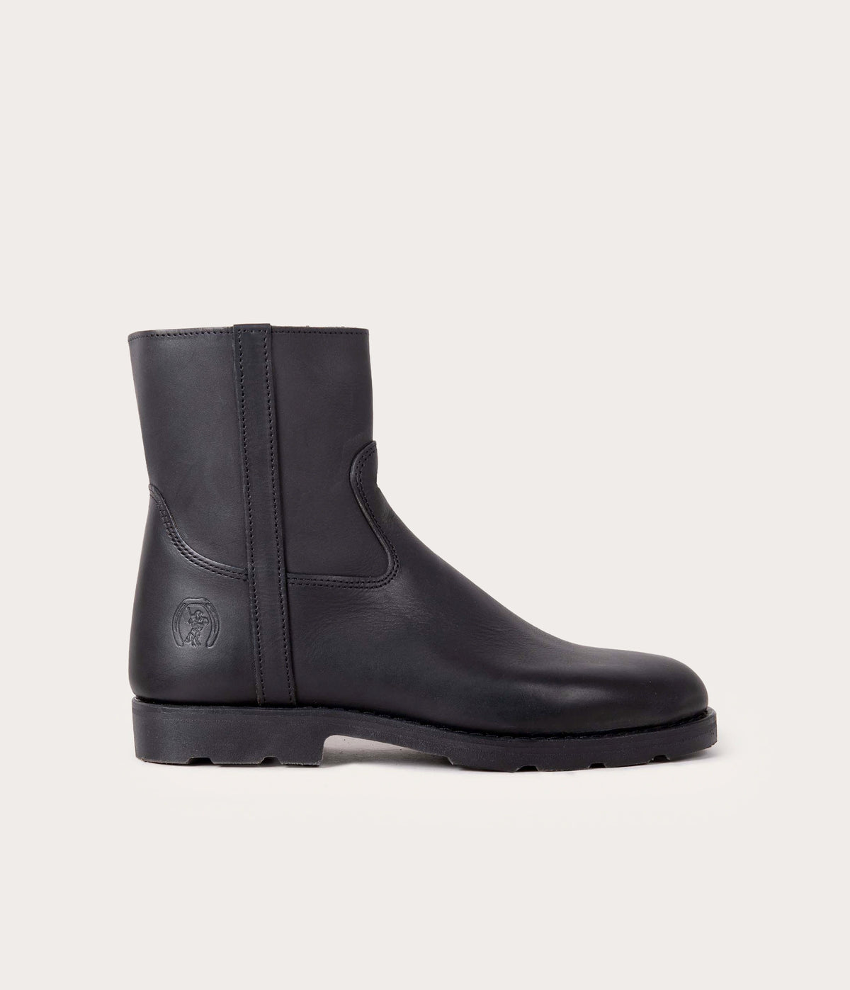 Terence Bottine Noir Caoutchouc - Prix Doux