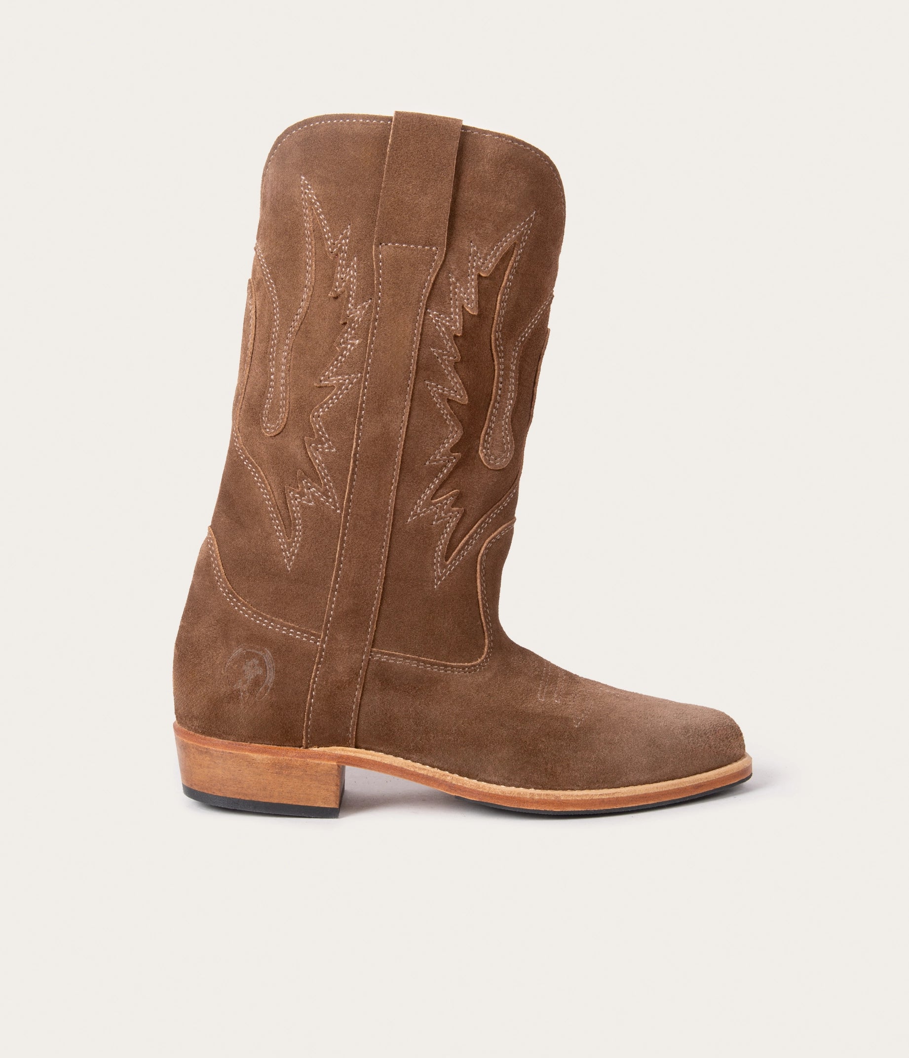 botte santiag, santiag en cuir velours, botte santiag en cuir velours, botte cow boy, bottes santiag en cuir, bottes de cow boy en cuir velours, botte camarguaise style western, bottes pour femme, bottes femmes cow boy