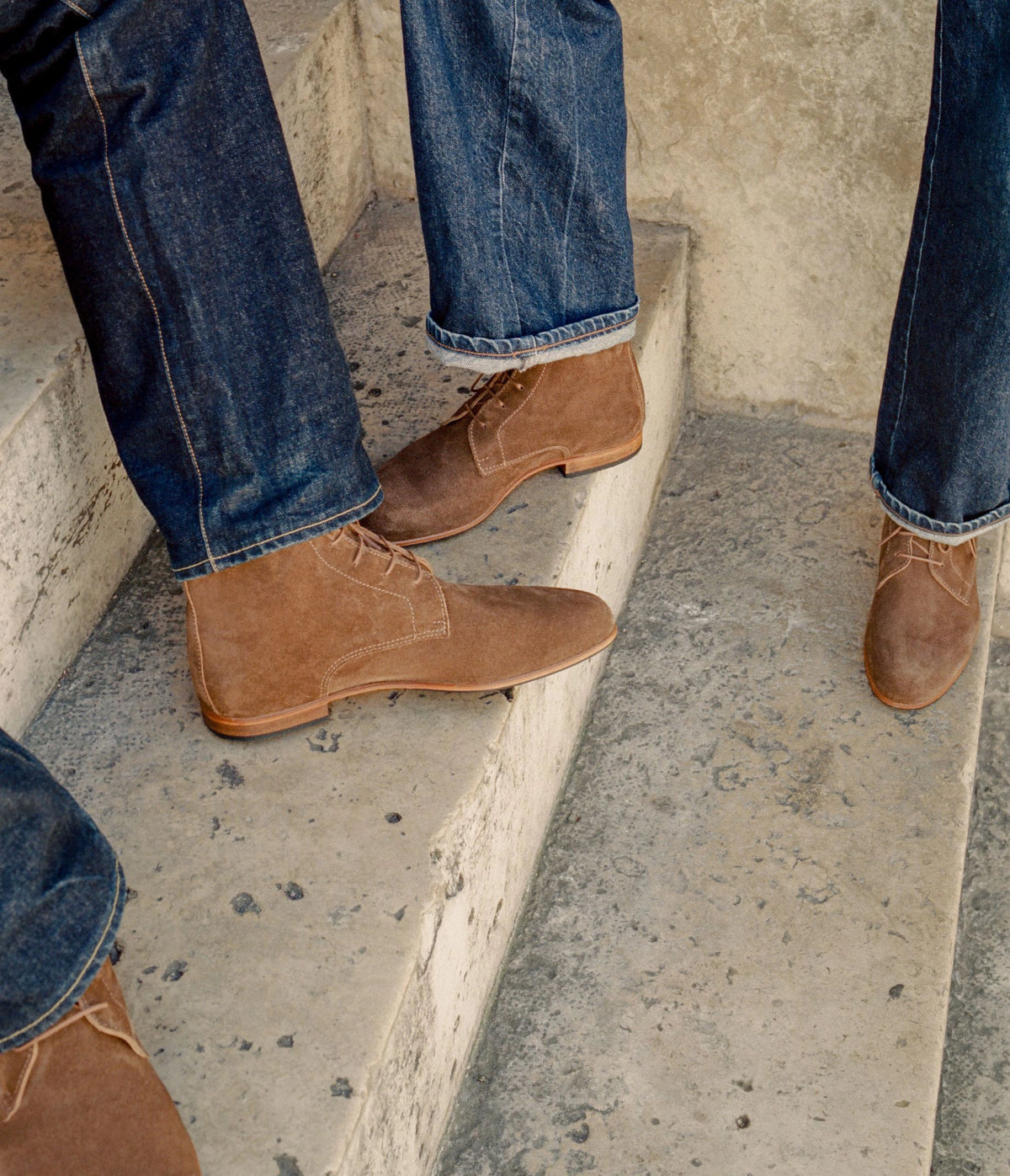 Albert Bottine Velours Taupe