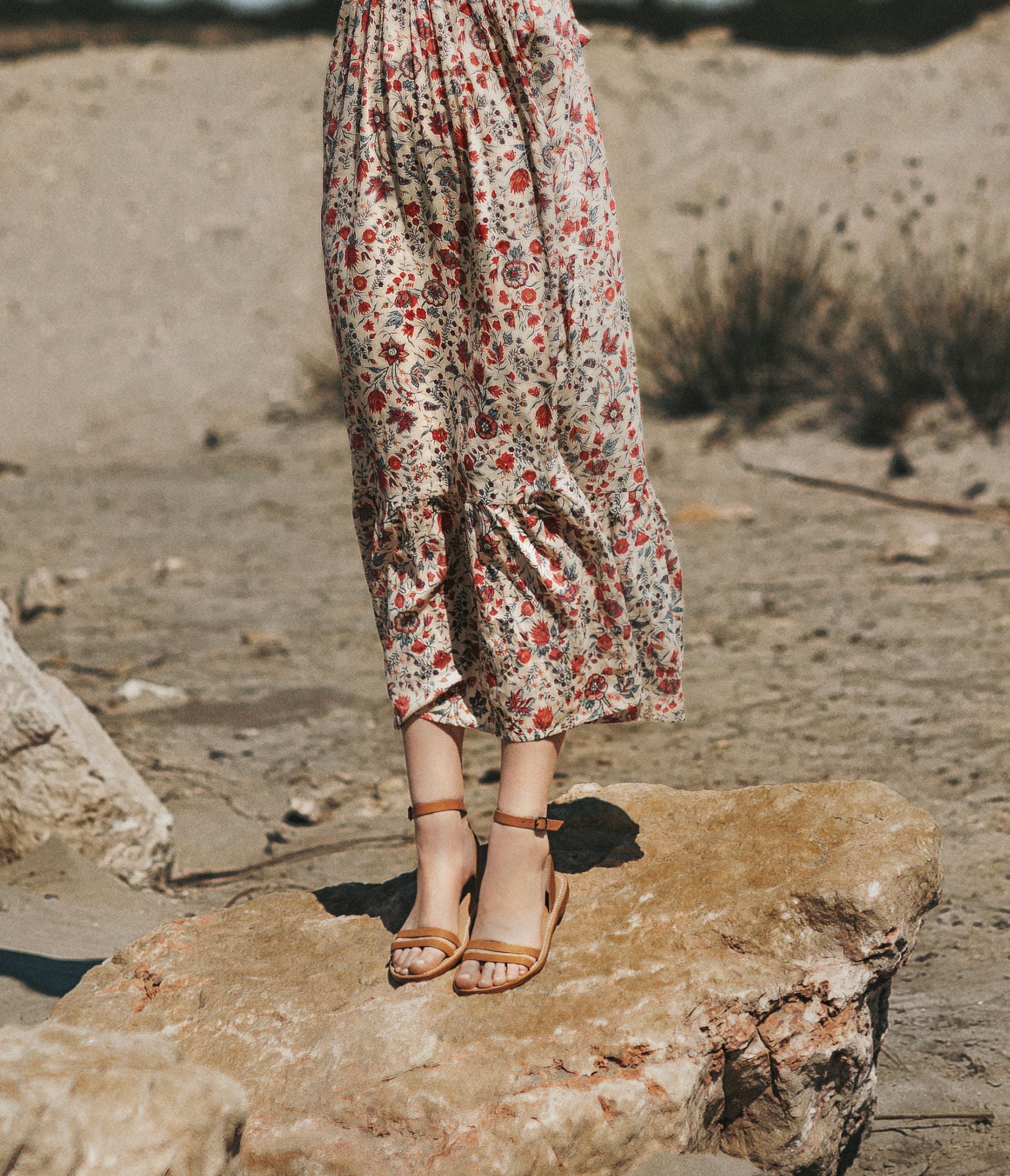 Voltaire Sandale Femme Naturel