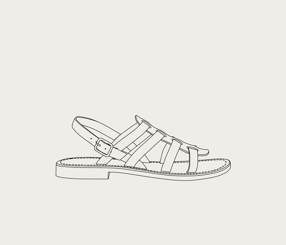 Alpilles Sandale Homme Personnalisable