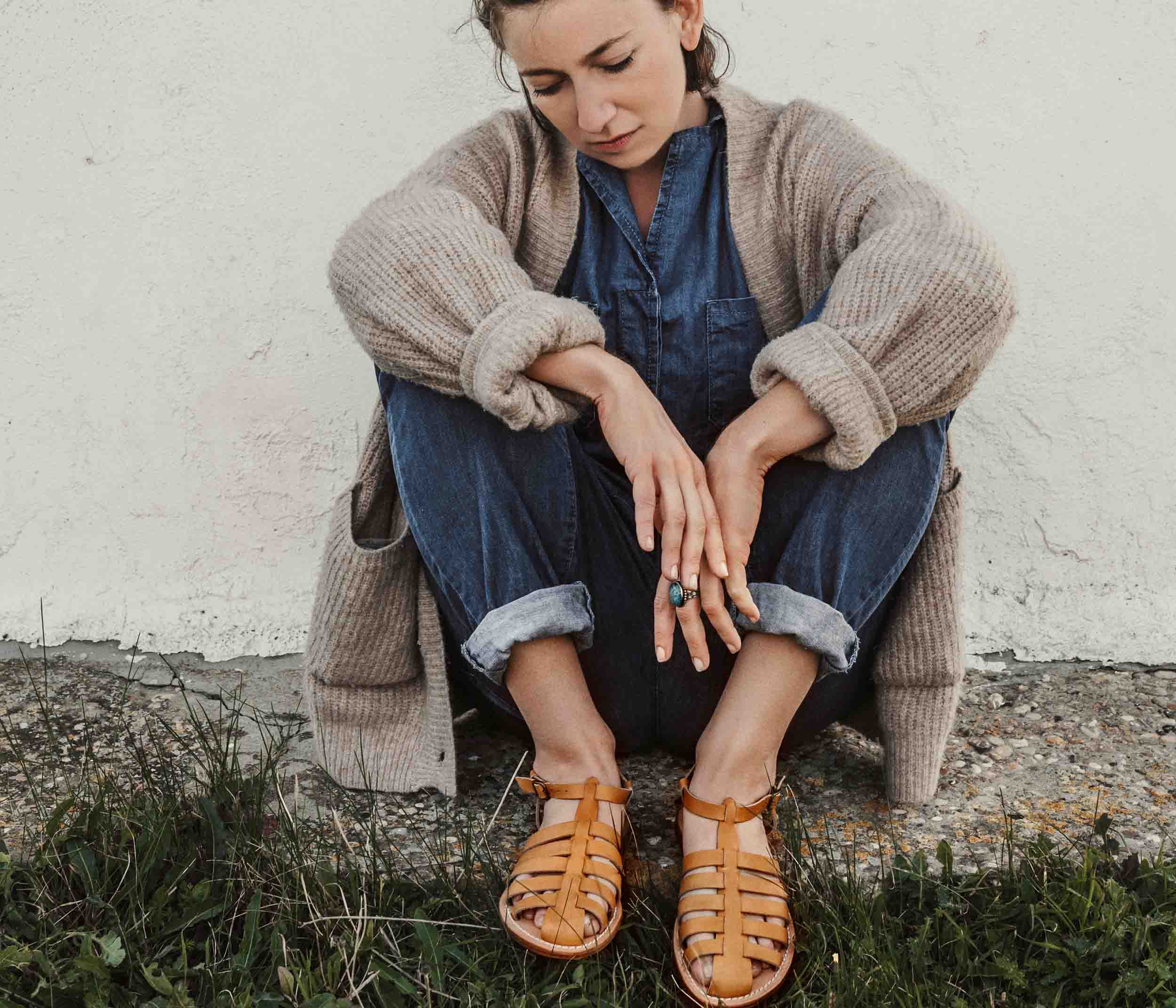 Fisherman sandale femme Naturel1