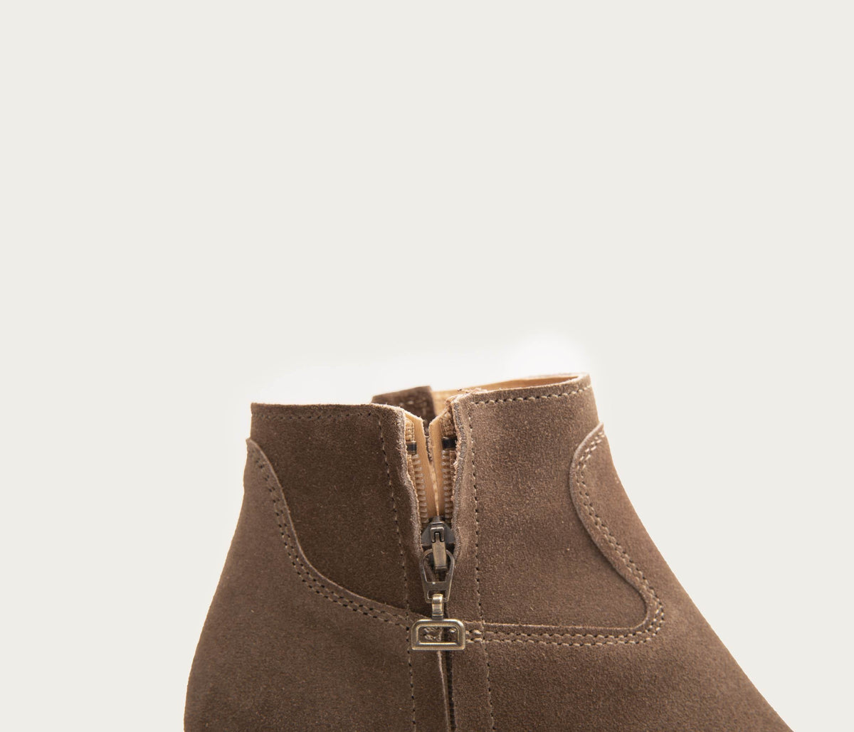 Gil Bottine Velours Taupe - Prix Doux