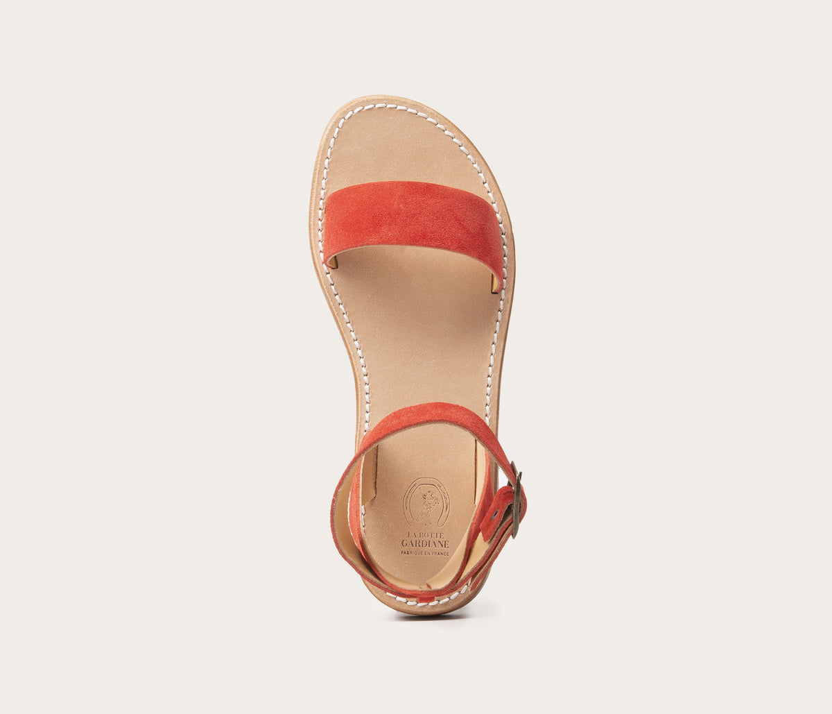 Mage Sandale Femme Corail - Prix Doux