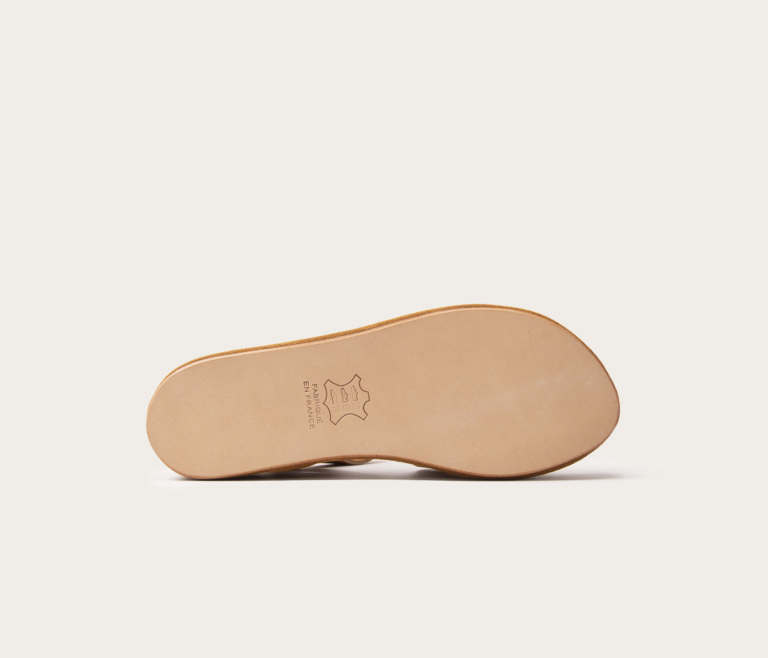 Pac compensé Sandale Velours Ecureuil & Naturel - Prix Doux