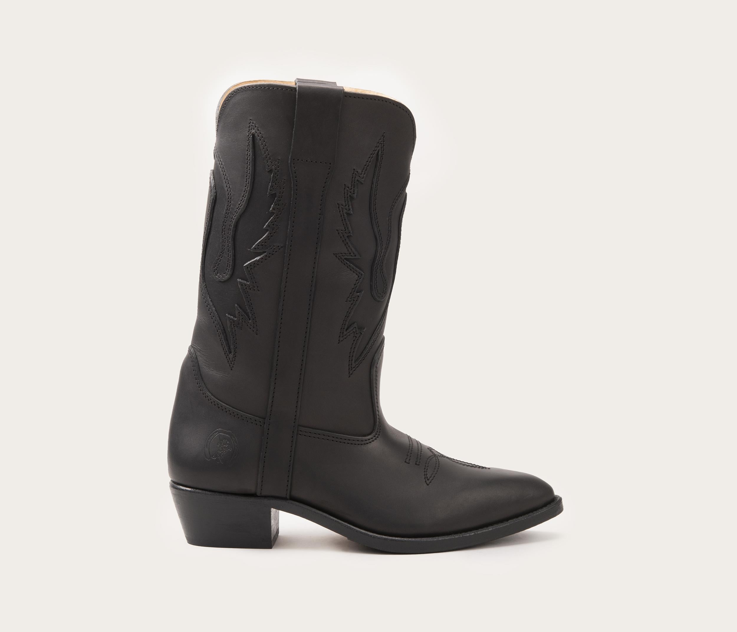 Cowboy boots made by La Botte Gardiane, a jewel of a boot