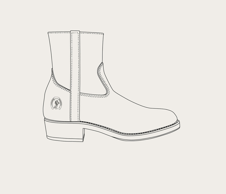 Terence Bottine zip Homme Personnalisable