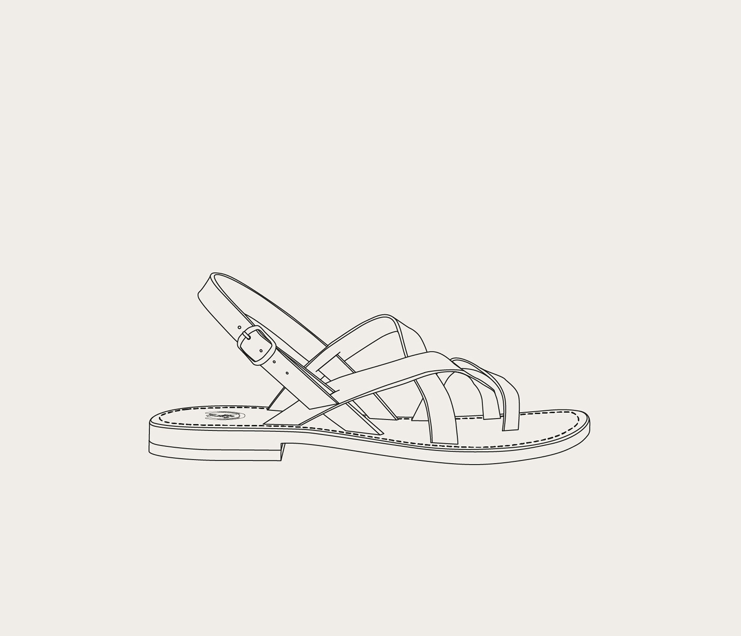 Vierzon Customizable Sandal - Archive