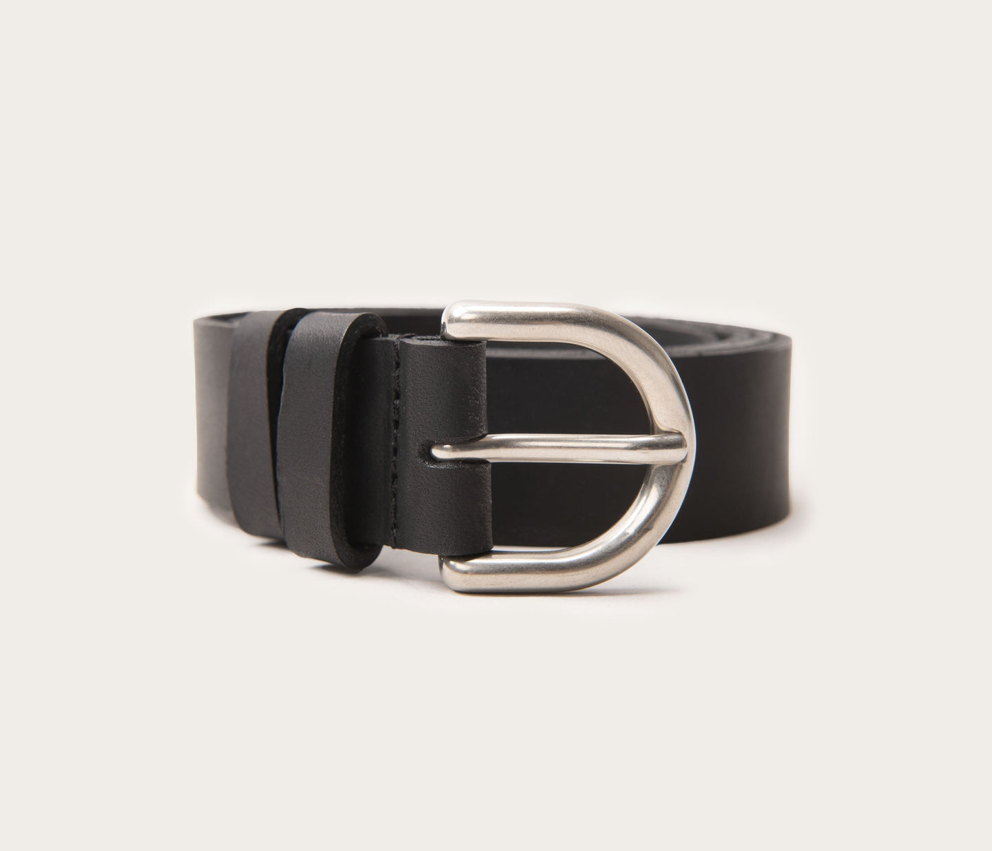 ceinture 25mm noire, ceinture en cuir noir, ceinture noire camarguaise 25mm, ceinture noire en cuir made in france, ceinture artisanale noire 25mm, la botte gardiane petite ceinture artisanale