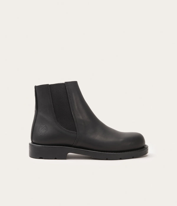 boots camarguaise noires - boots camarguaises en cuir noir homme - boots fabriquée en camargue - boots en cuir gras noir homme - bottine homme en cuir noir -la botte gardaine bottine noire 