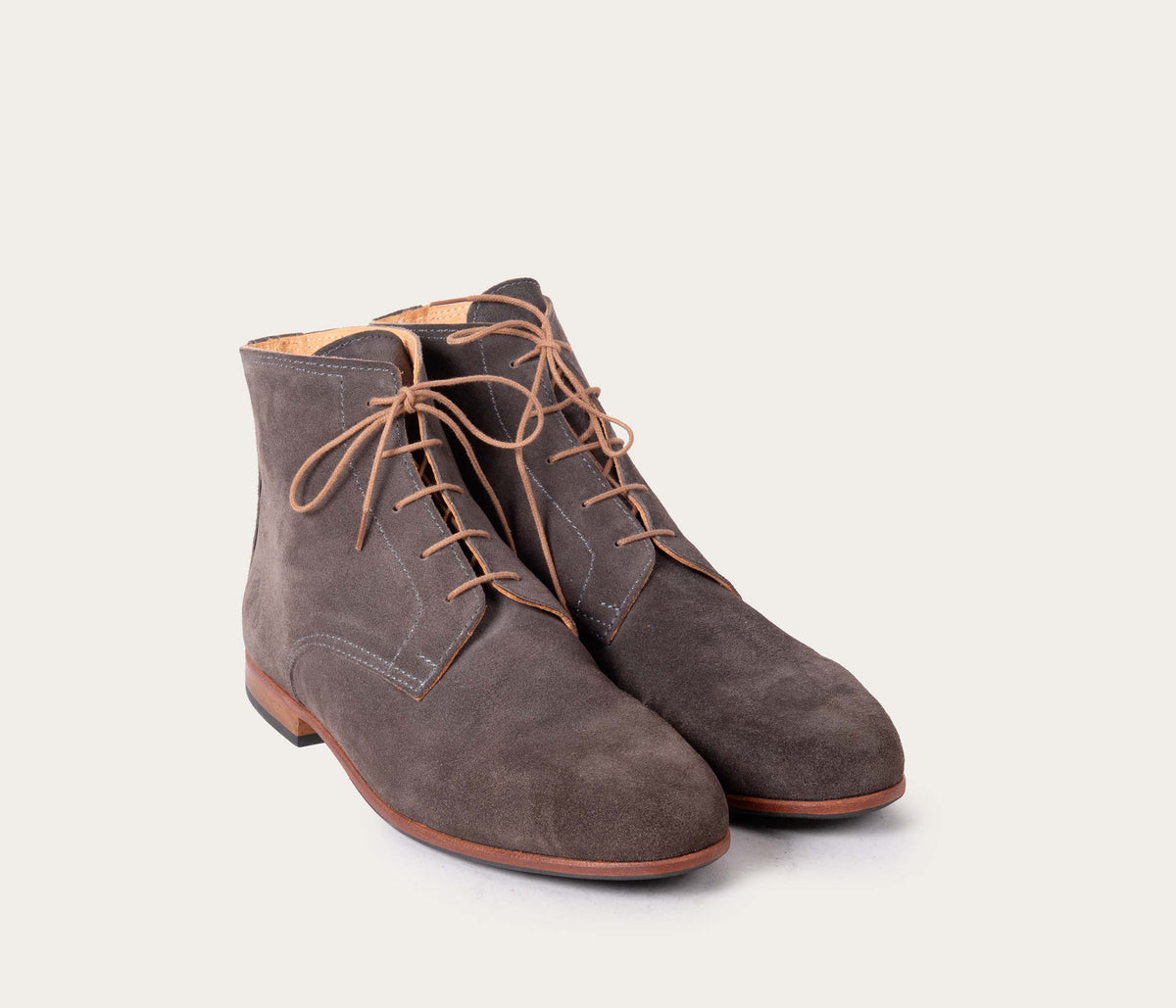 Albert Bottine Velours Graphite - Prix Doux