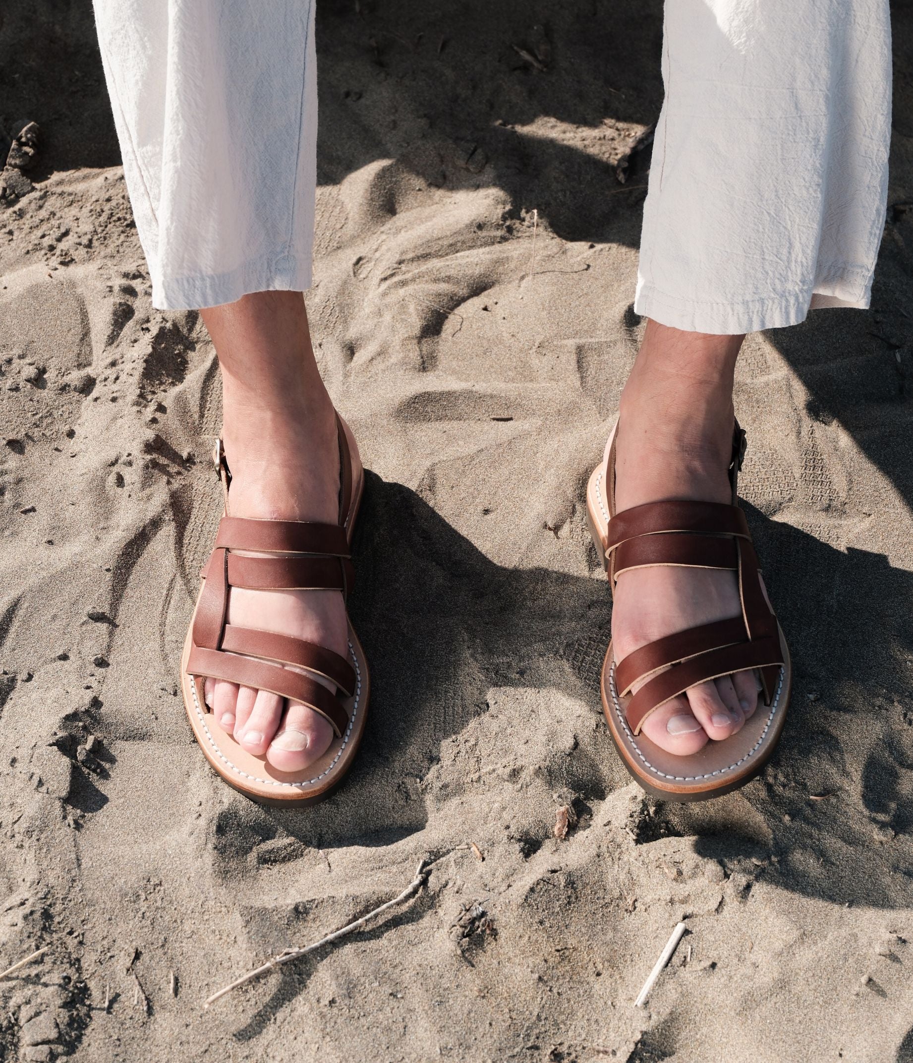 Apt Men's Brown Sandal