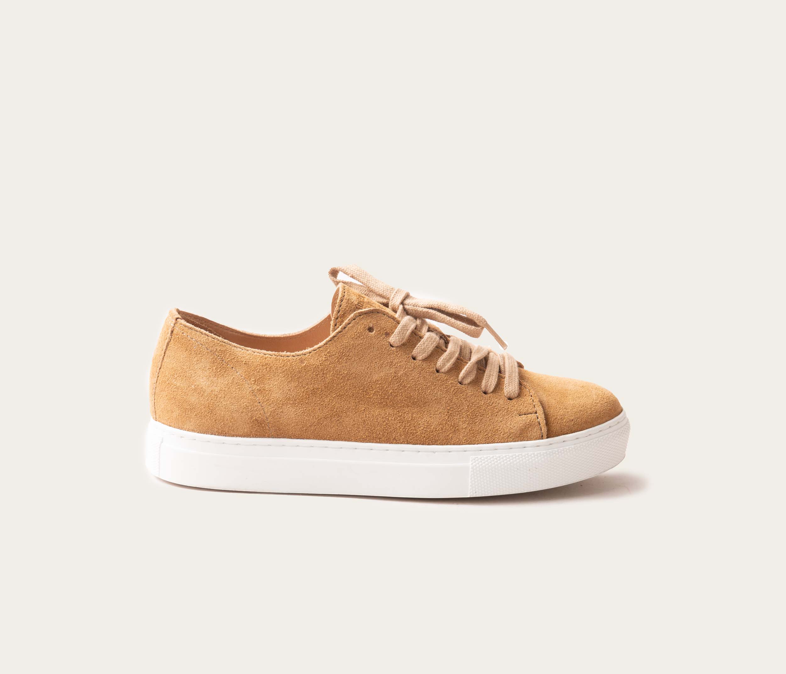 Baskets Velours Havane