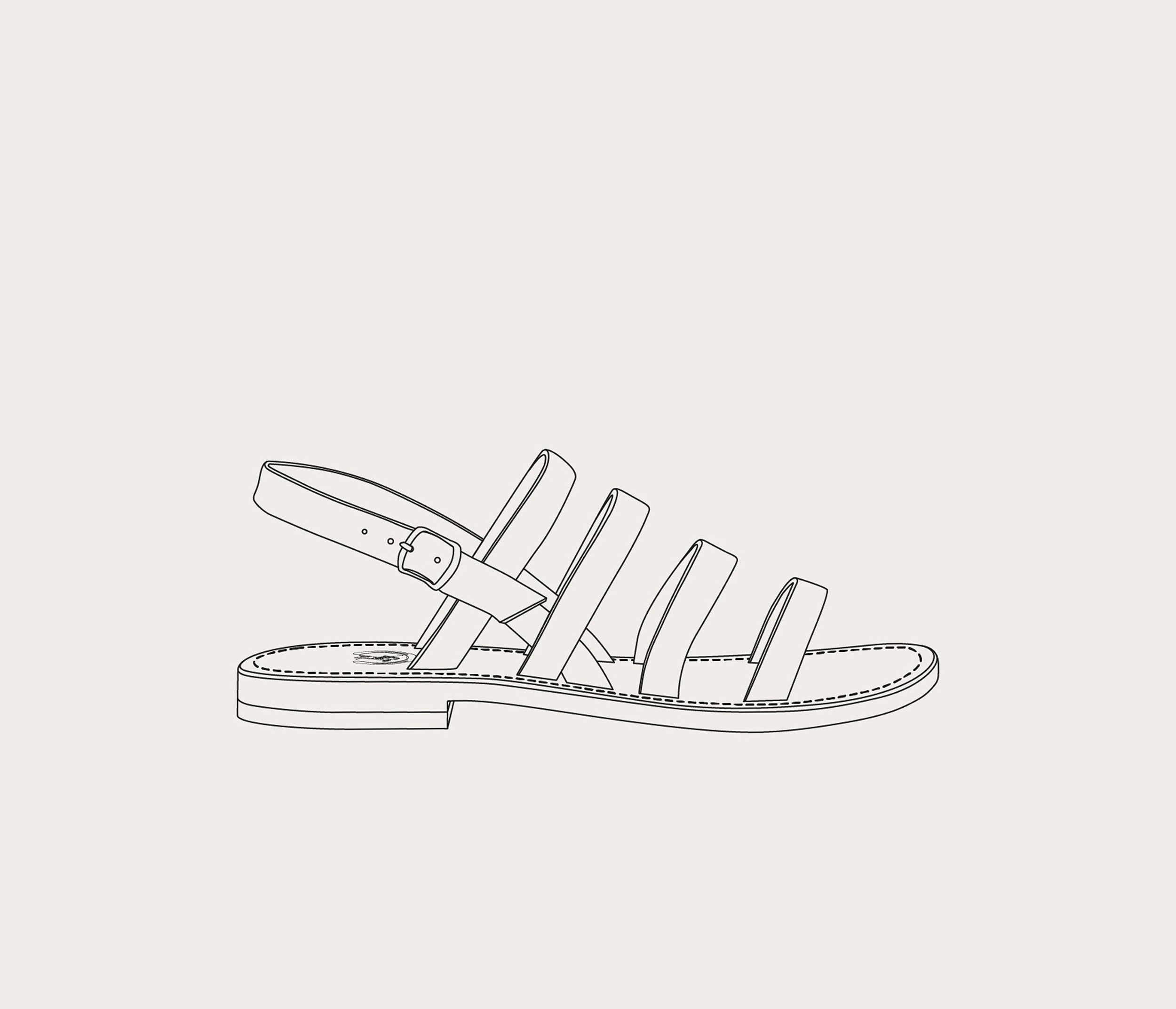 Cabourg Customizable Sandal - Archive