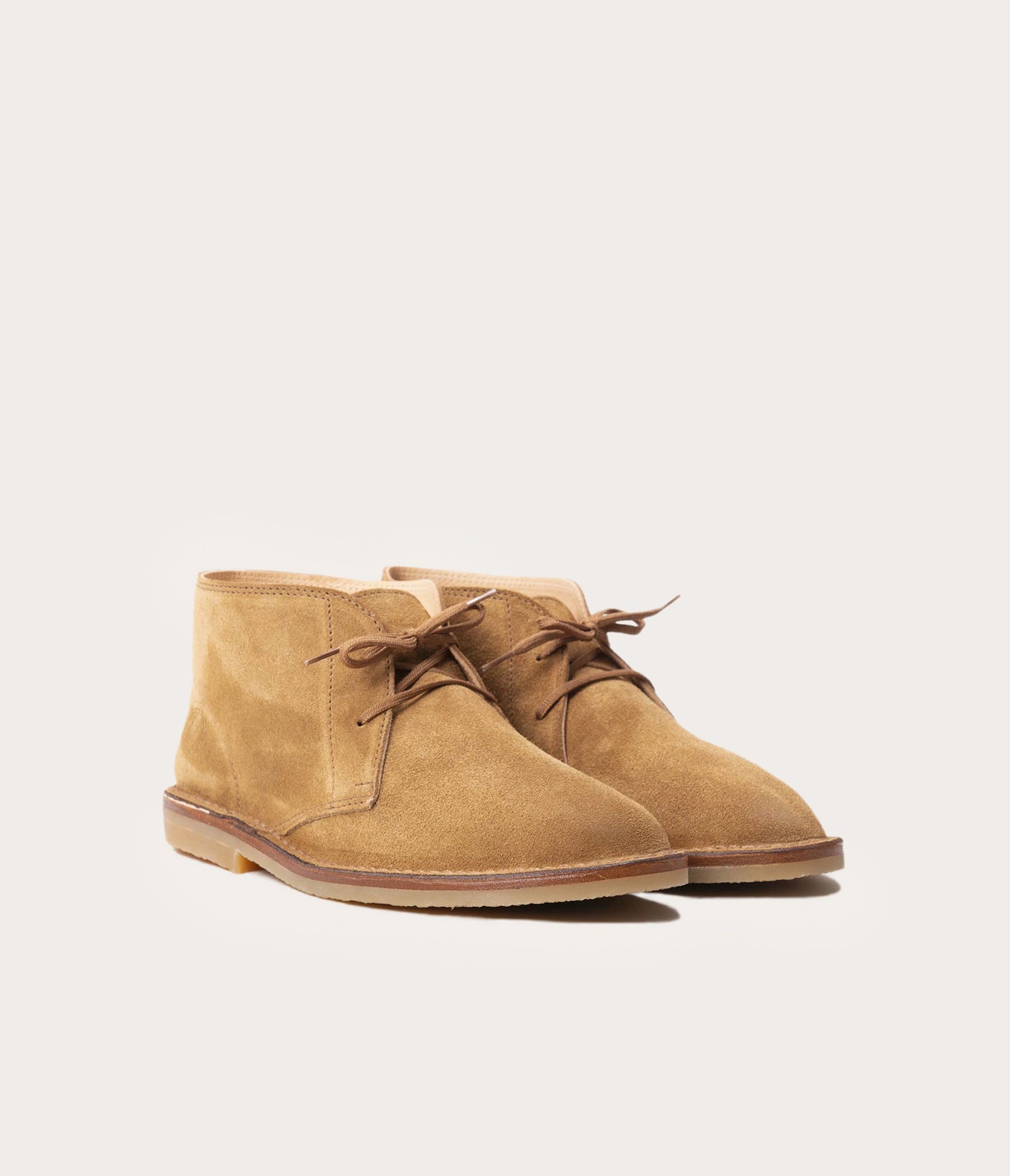 Camargue Desertboots Velours Havane