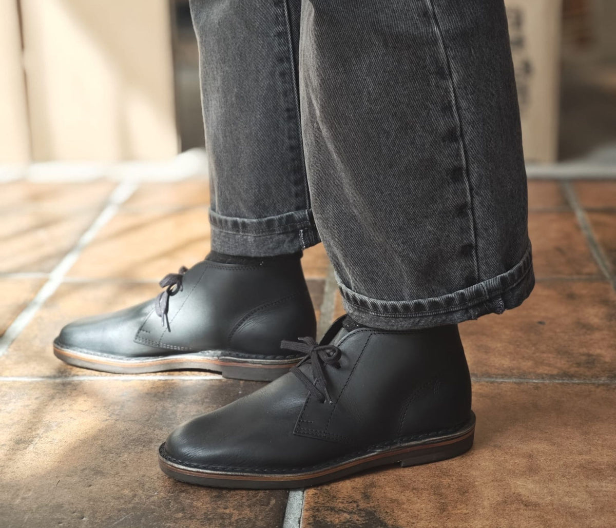 Camargue DesertBoots Noir - Prix Doux