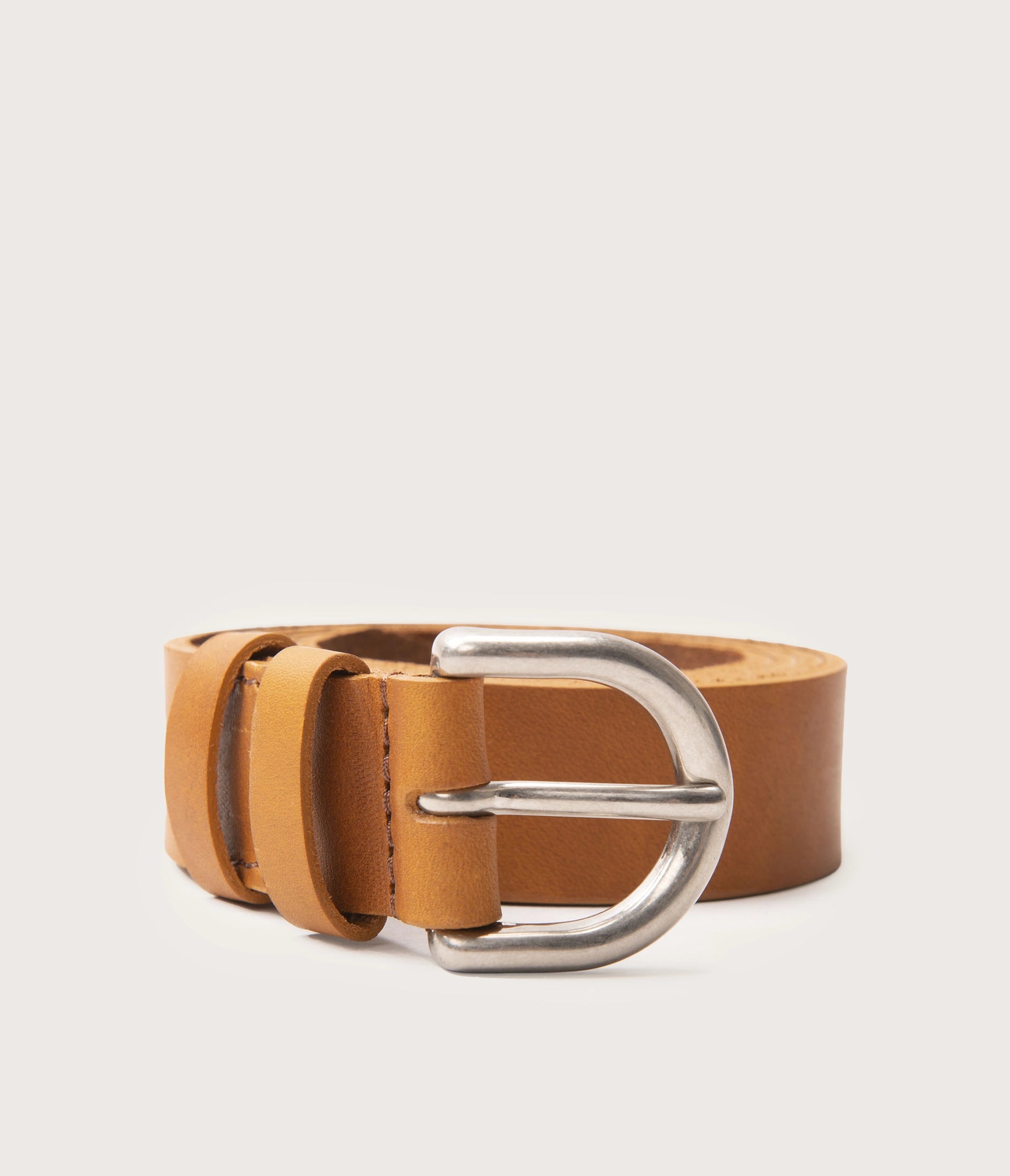 ceinture en cuir 25mm, ceinture en cuir naturel, ceinture en cuir 25mm mixte, ceinture mixte couleur naturel, cuir naturel tannerie Haas, cuir français, ceinture boucle argentée